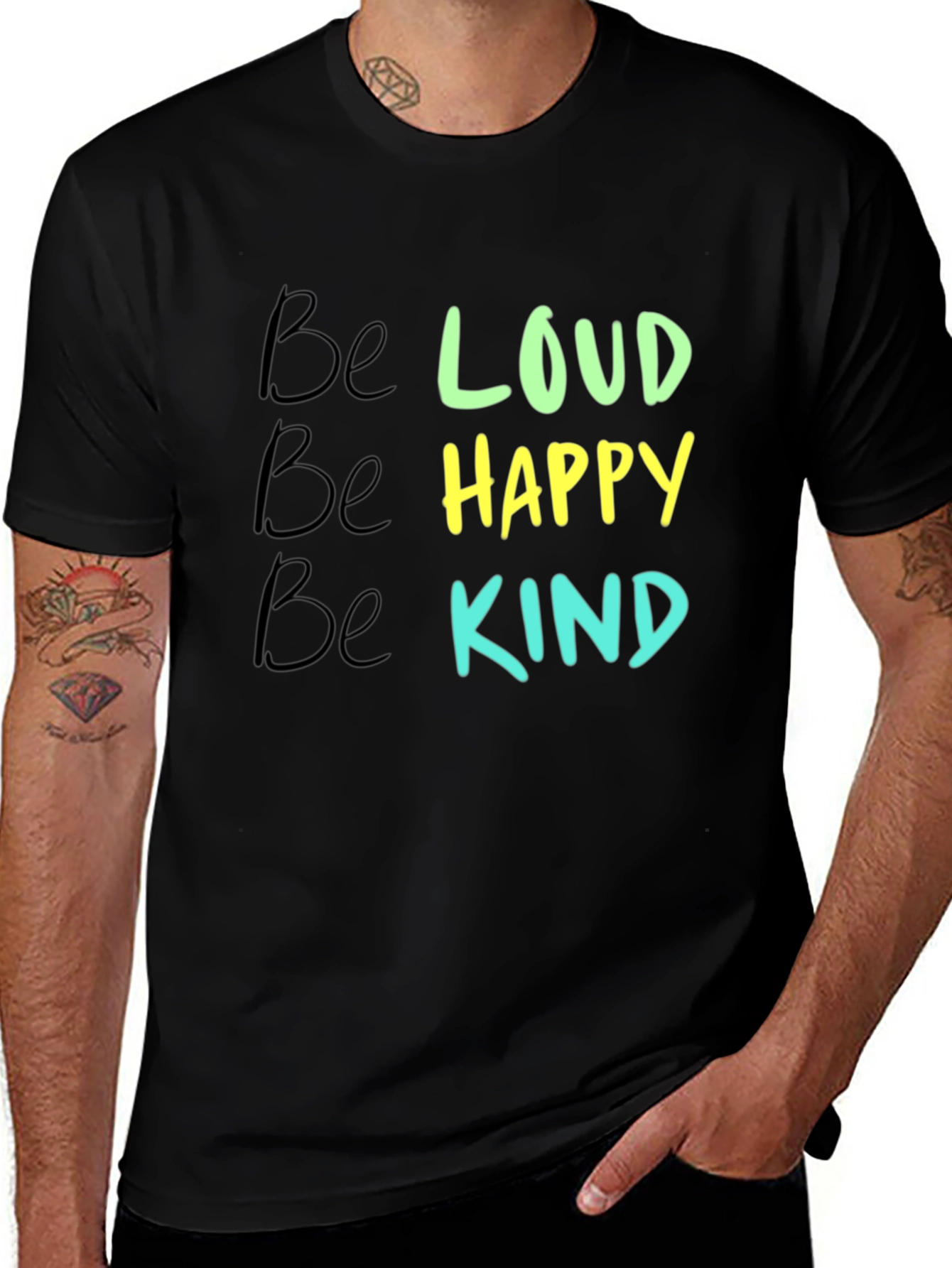 Be Loud Happy Kind Graphic Tee