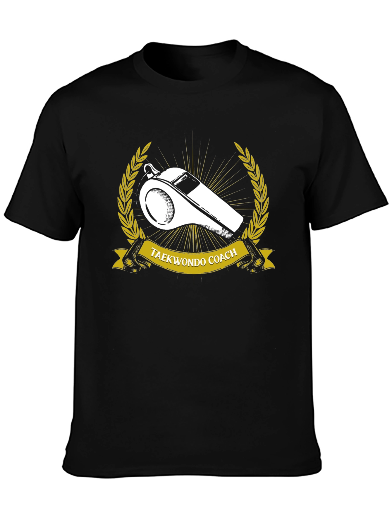 Taekwondo Coach Whistle Graphic T-Shirt