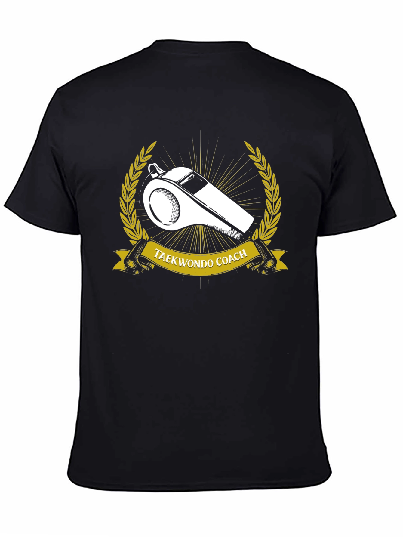 Taekwondo Coach Whistle Graphic T-Shirt