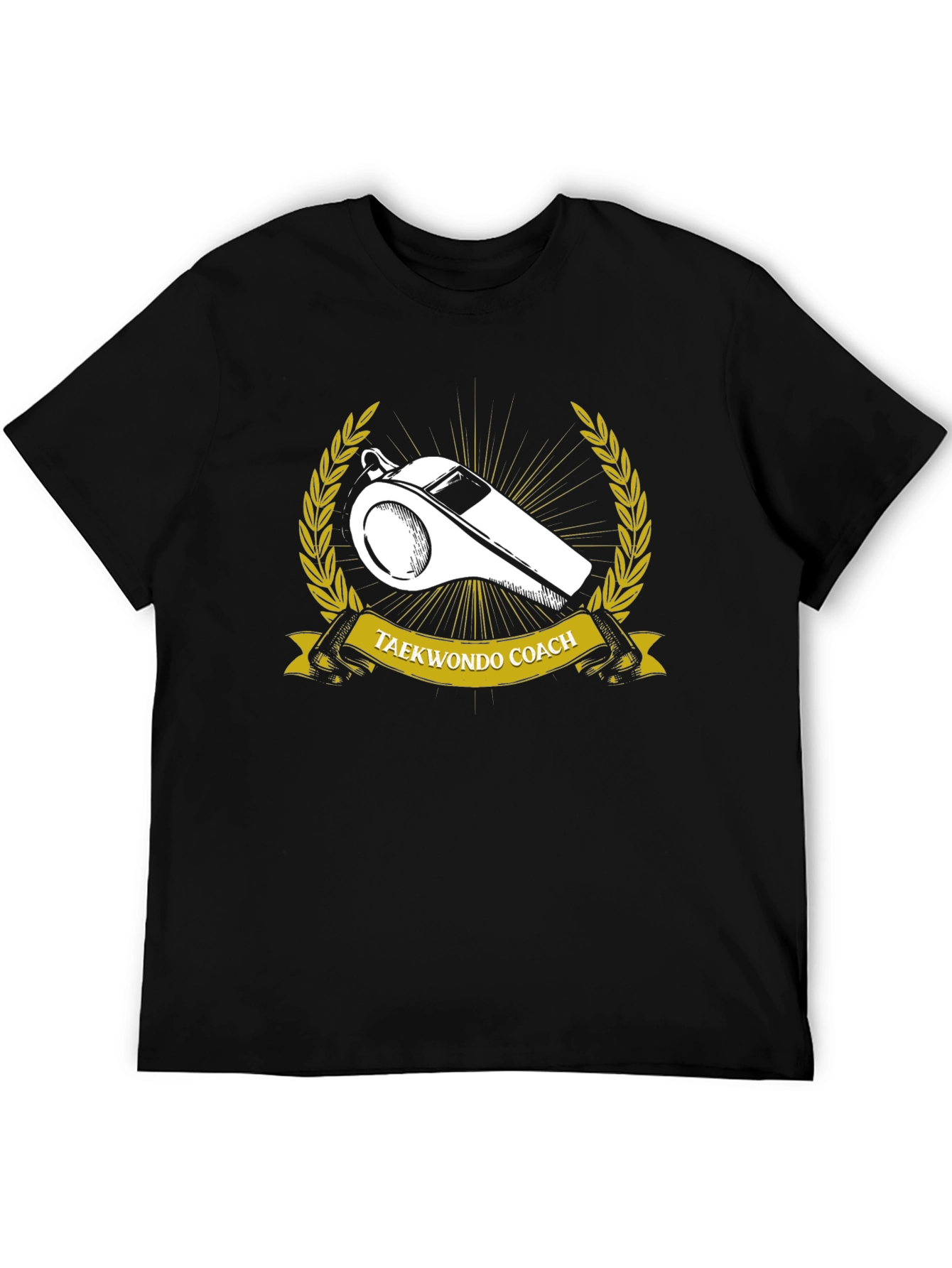 Taekwondo Coach Whistle Graphic T-Shirt