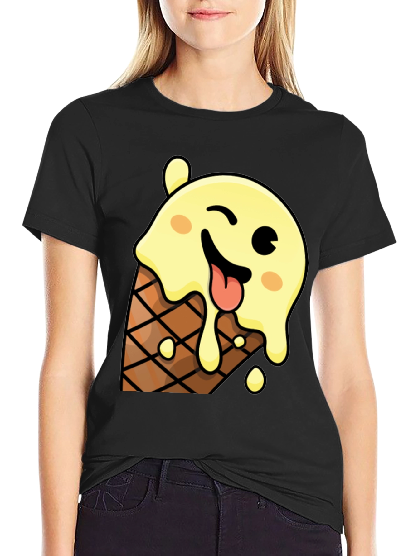 Ice Cream Cone Graphic T-Shirt - Fun & Unique!