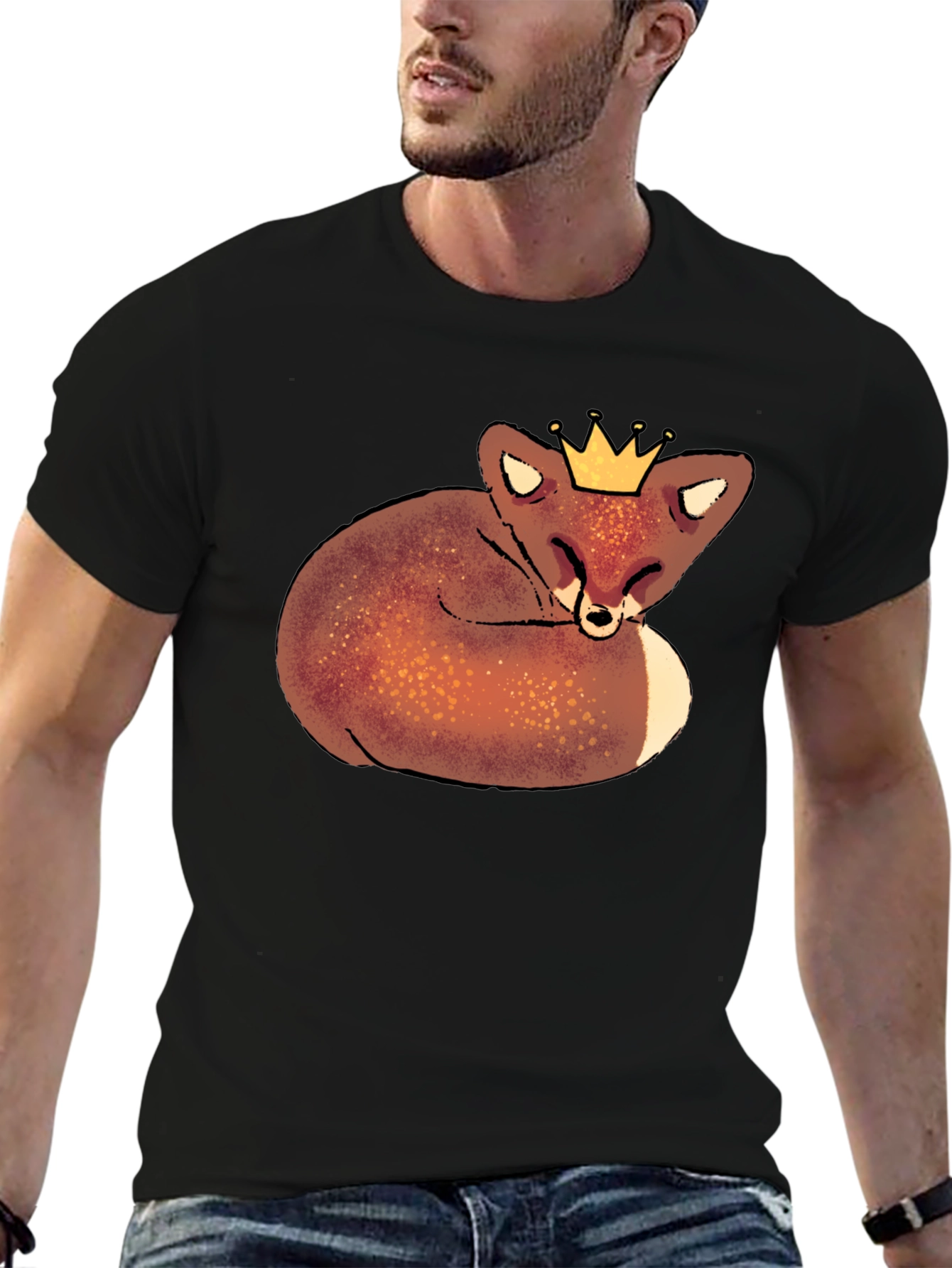 Fox Prince Black T-Shirt