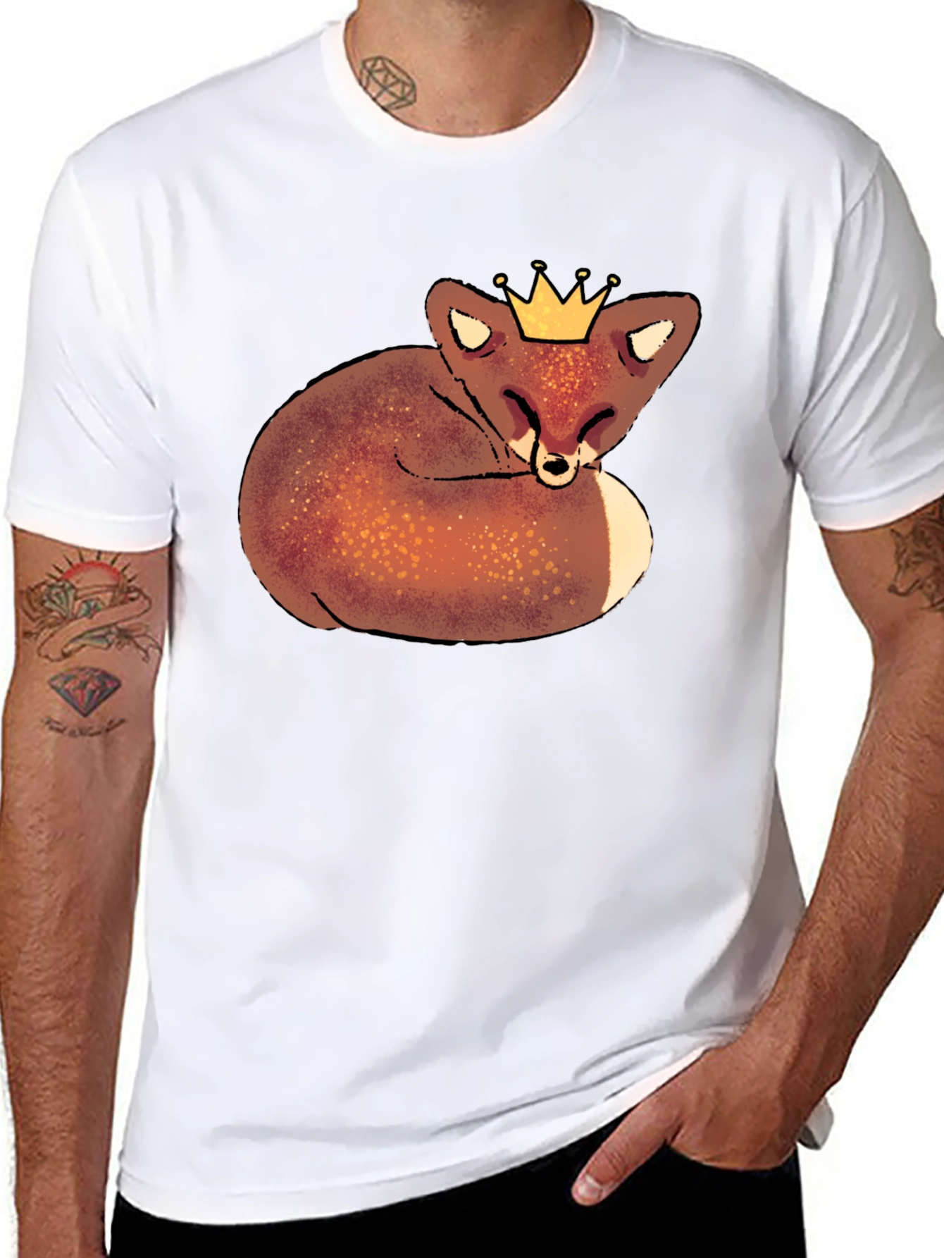 Fox Prince Black T-Shirt