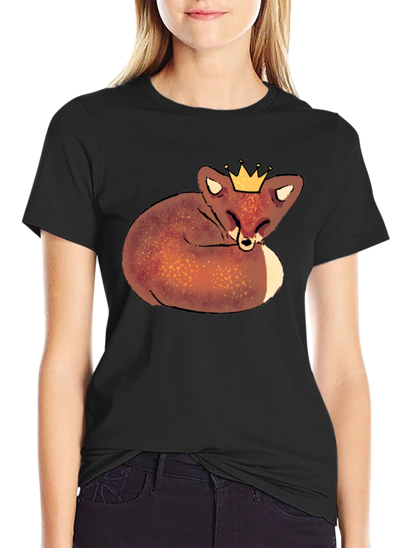 Fox Prince Black T-Shirt