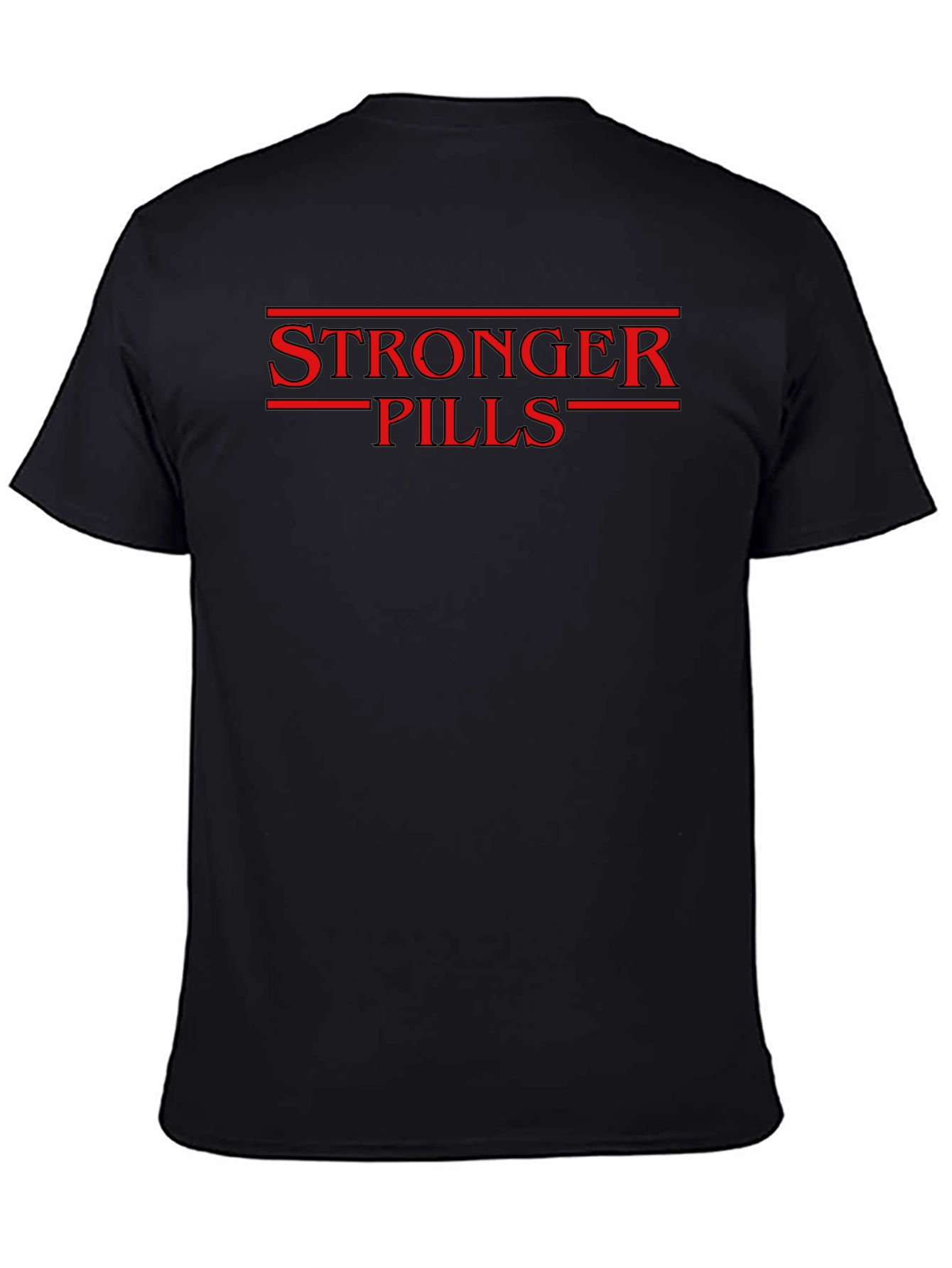 Stronger Pills Graphic Tee - Black T-Shirt