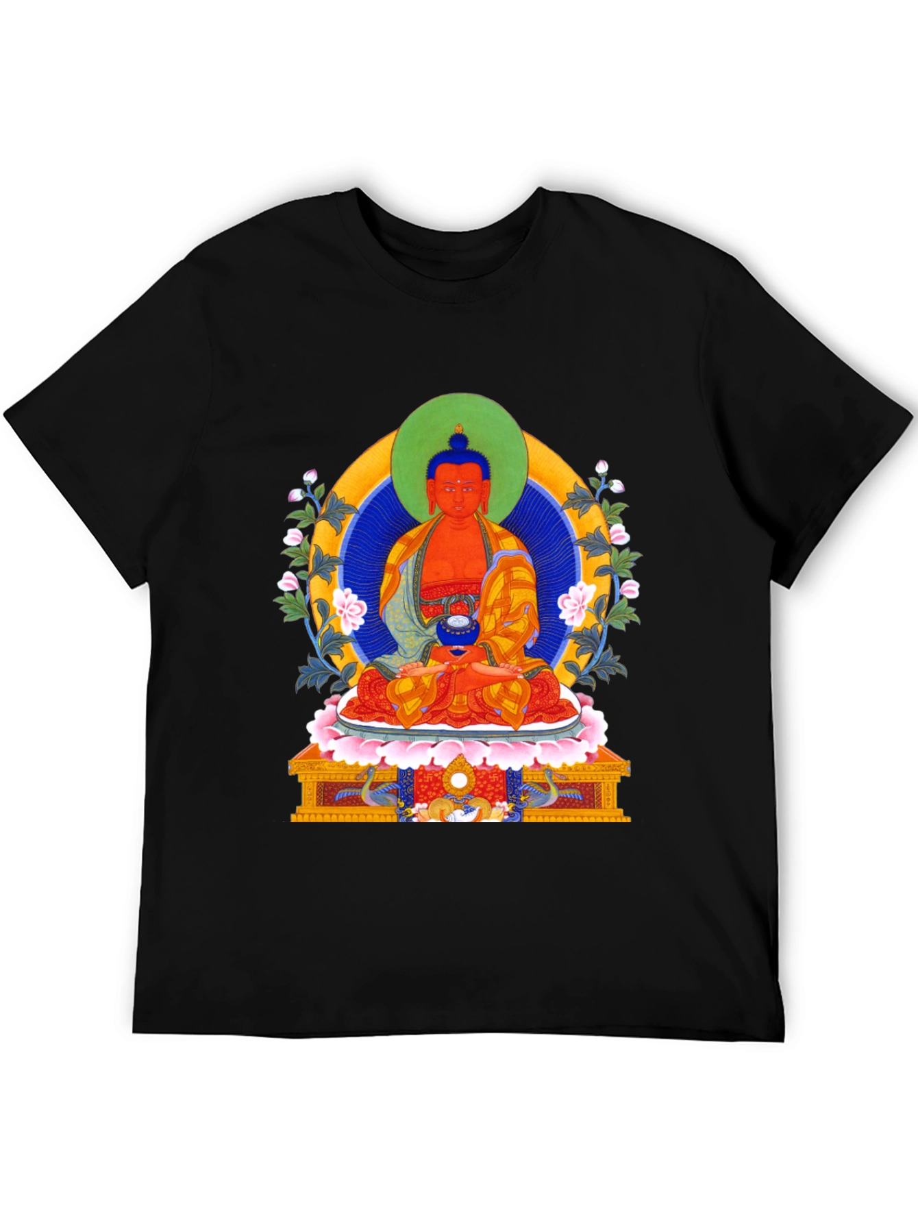 Buddha Graphic T-Shirt - Meditative Style