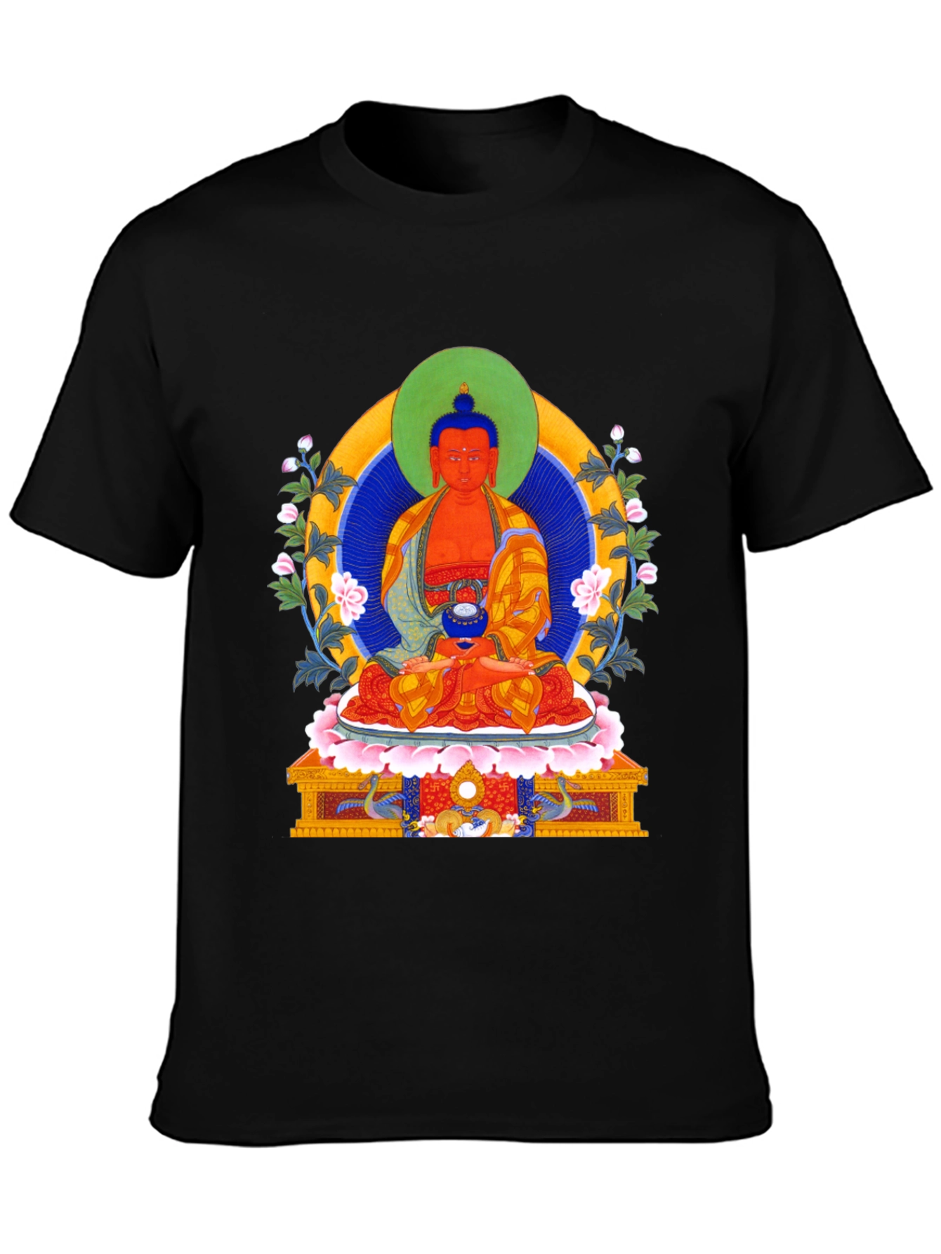 Buddha Graphic T-Shirt - Meditative Style