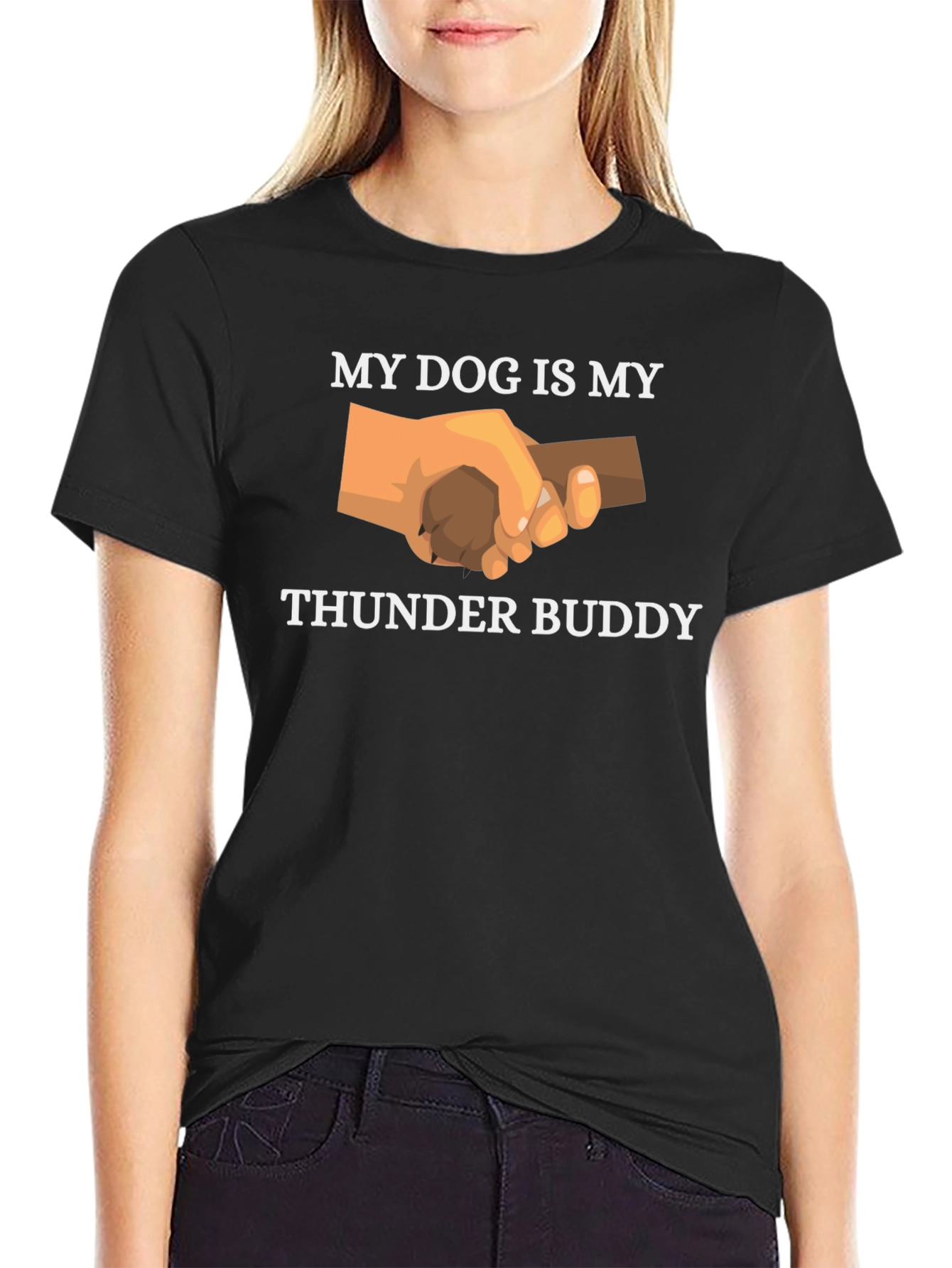 My Dog Is My Thunder Buddy Graphic T-Shirt
