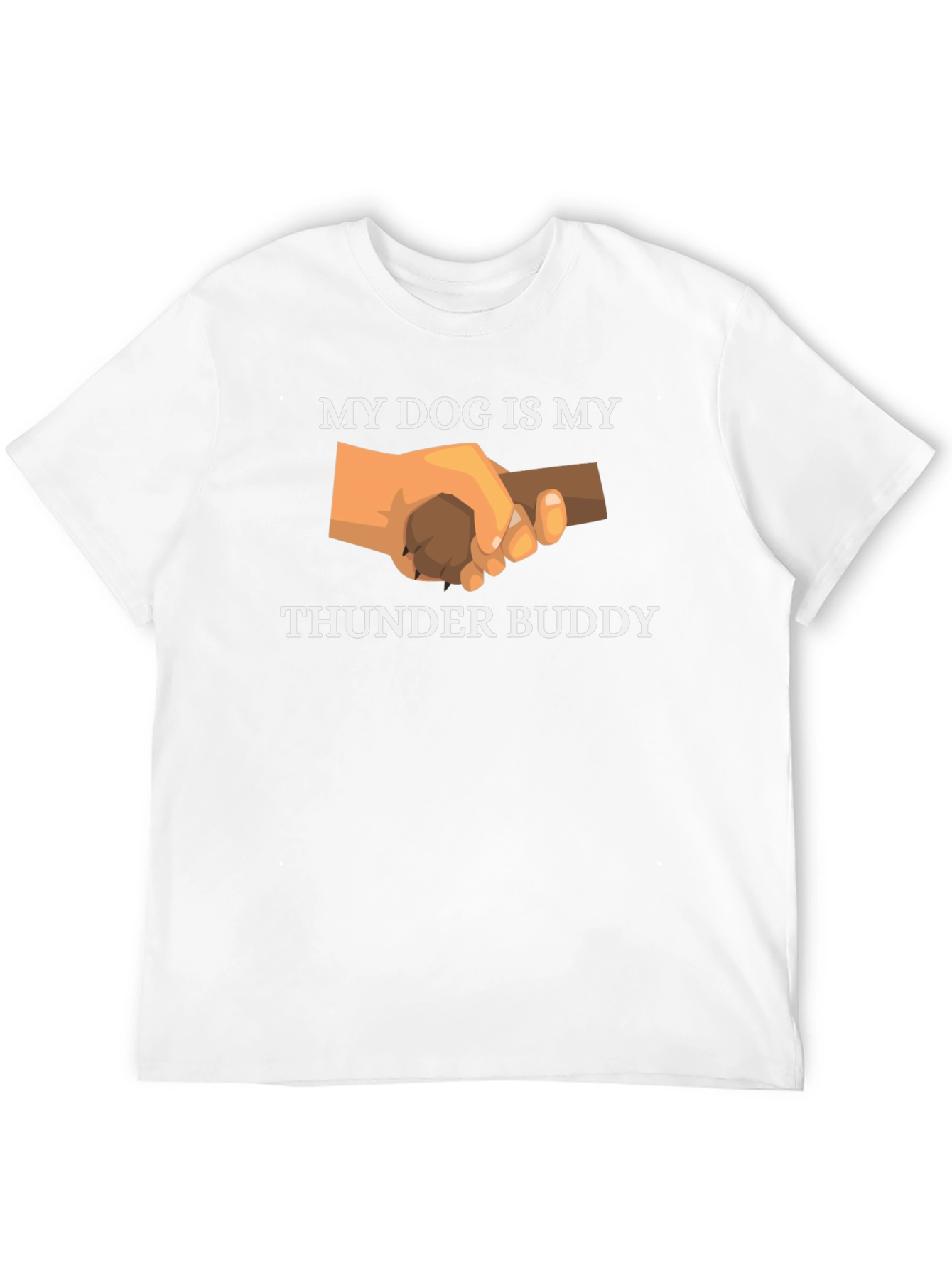 My Dog Is My Thunder Buddy Graphic T-Shirt