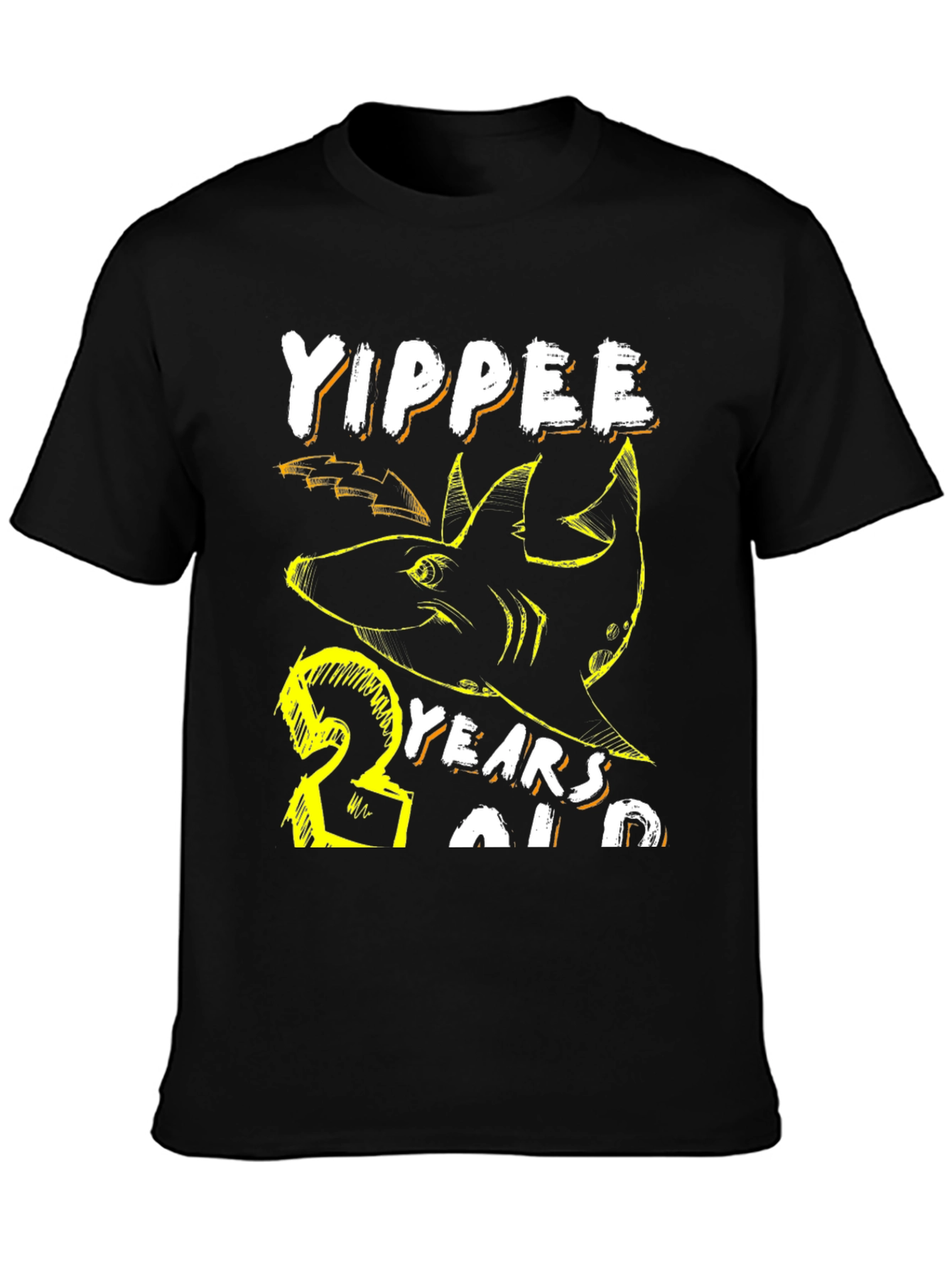 Yippee 23 Years Old Shark Birthday Tee