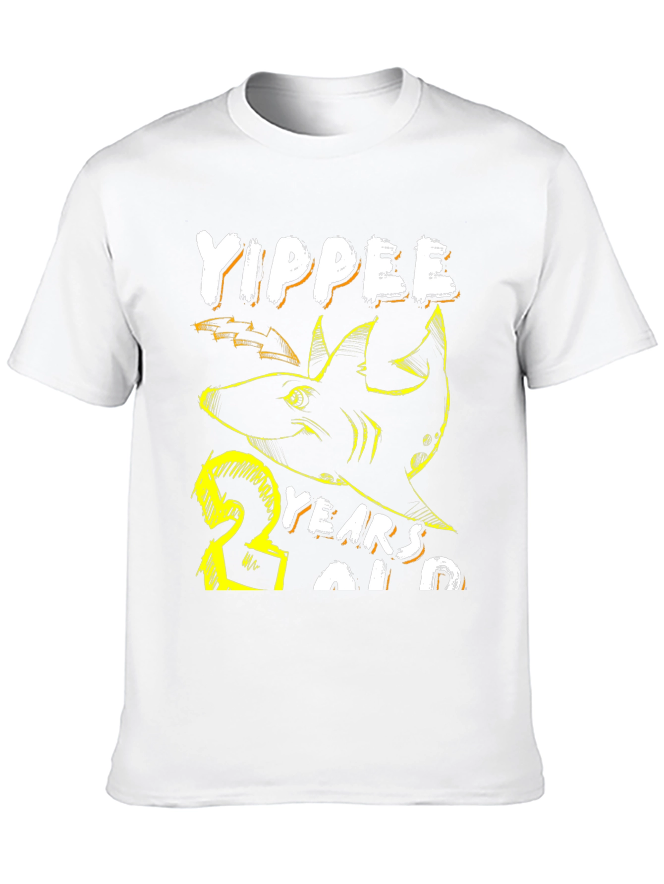 Yippee 23 Years Old Shark Birthday Tee