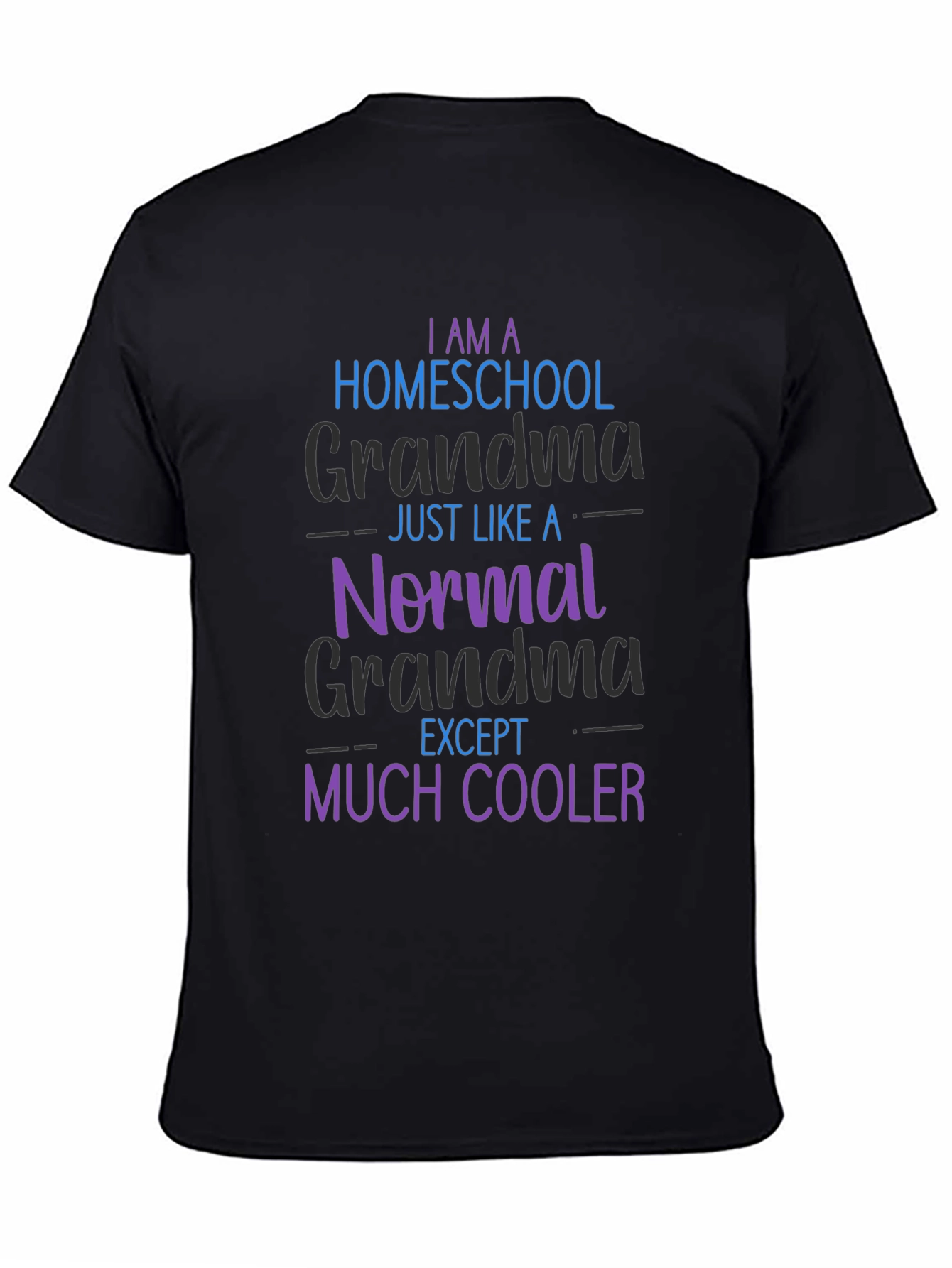 Homeschool Grandma T-Shirt - Cool Grandmother Tee