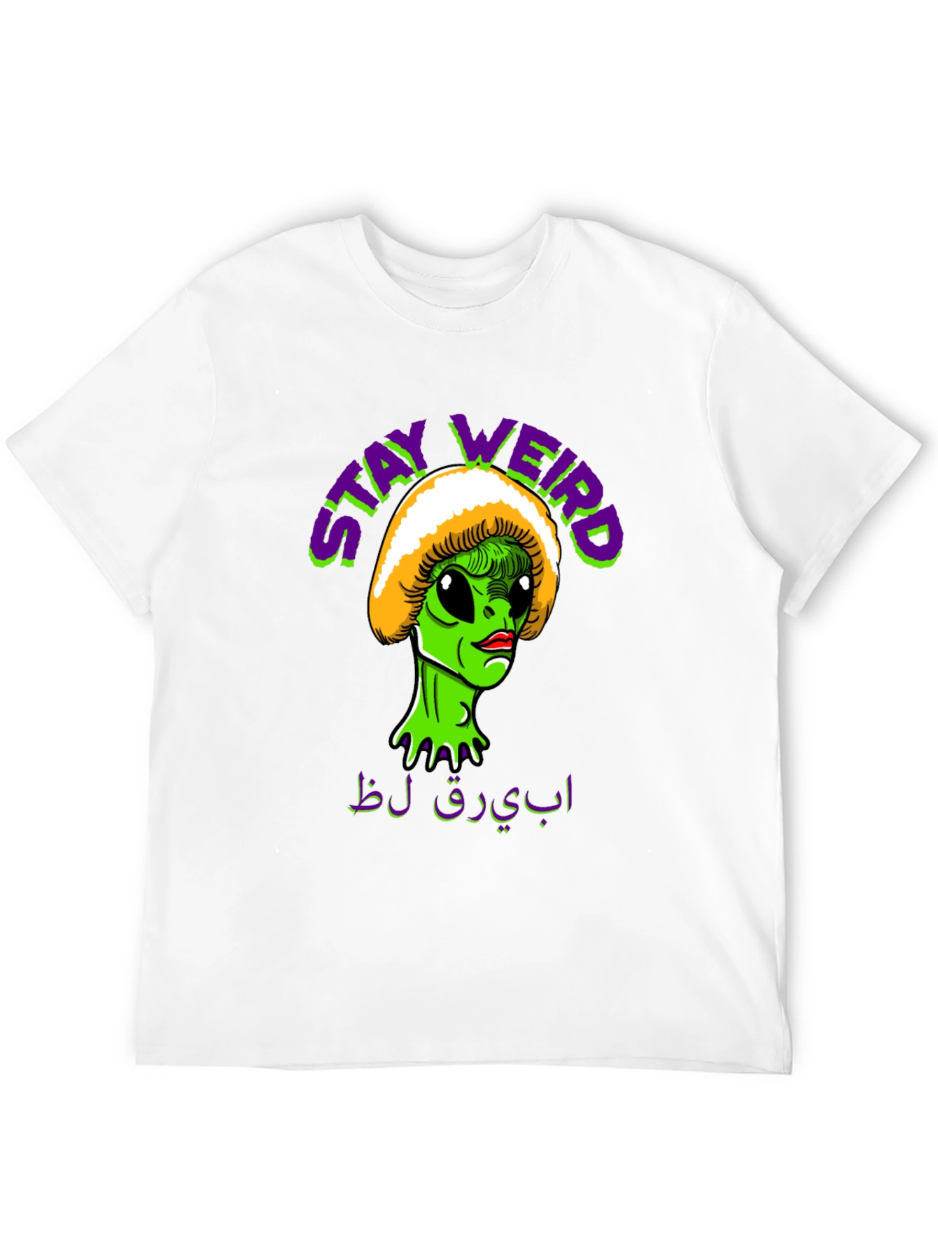 Stay Weird Alien Graphic T-Shirt