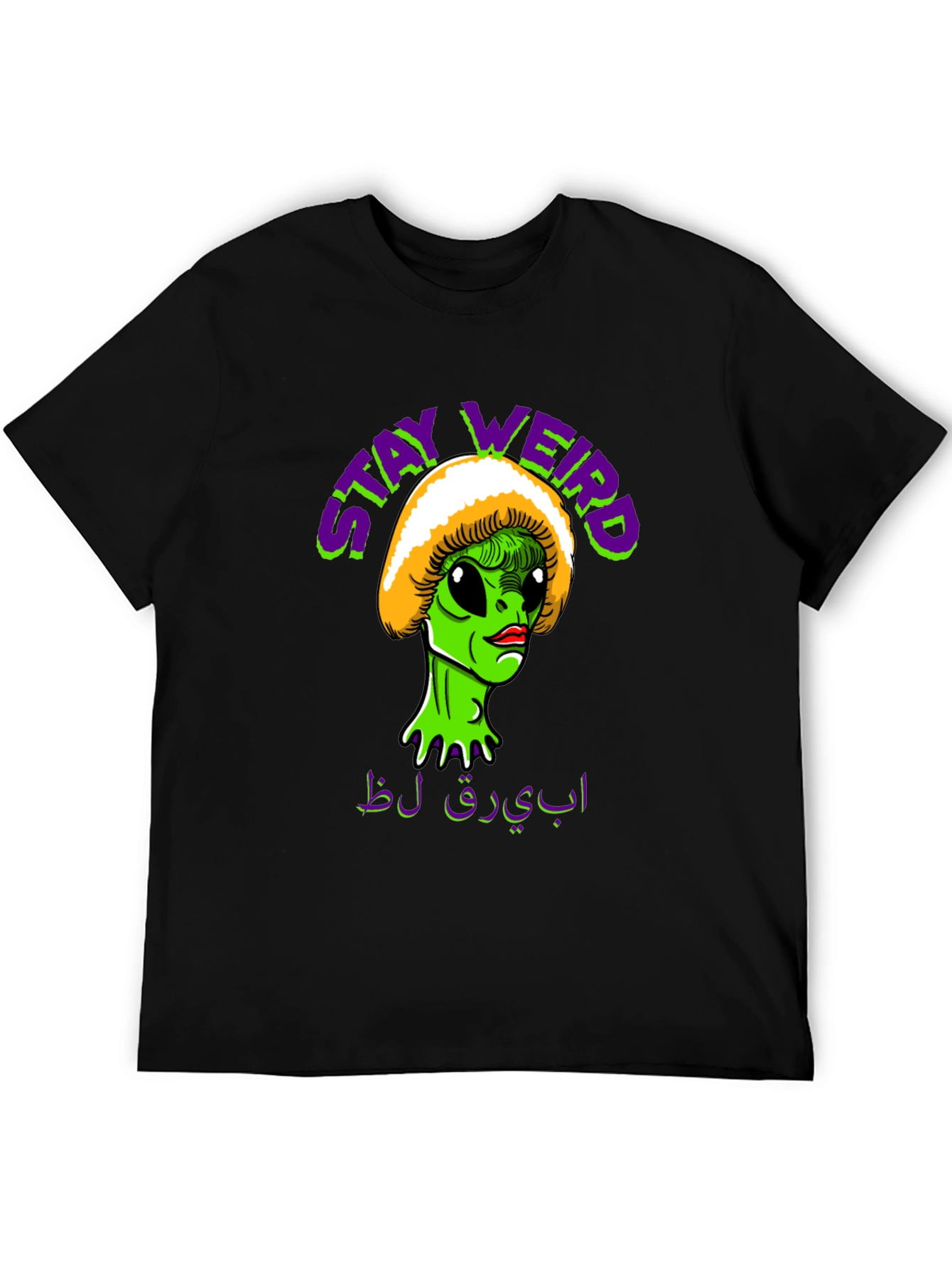 Stay Weird Alien Graphic T-Shirt