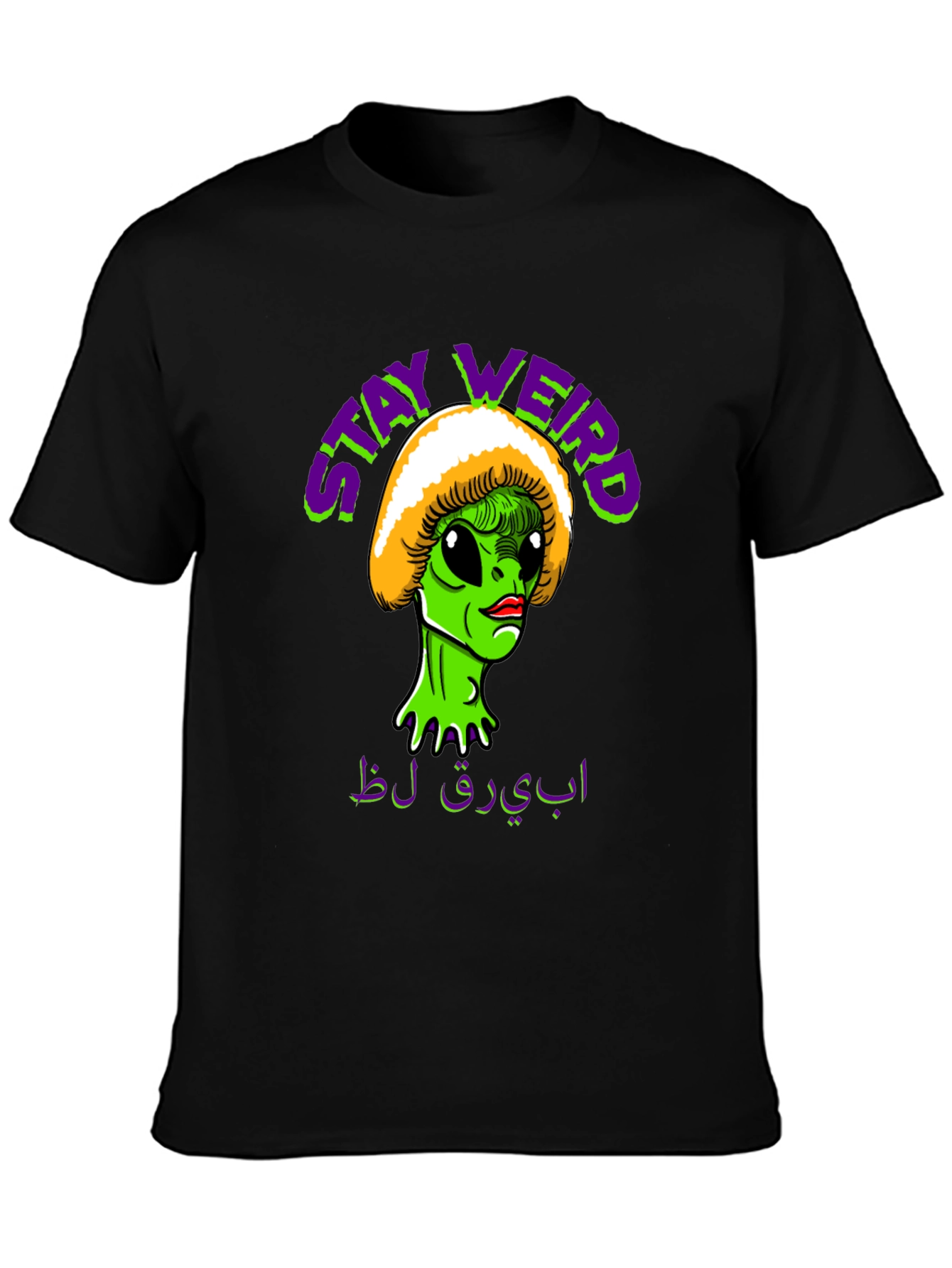 Stay Weird Alien Graphic T-Shirt