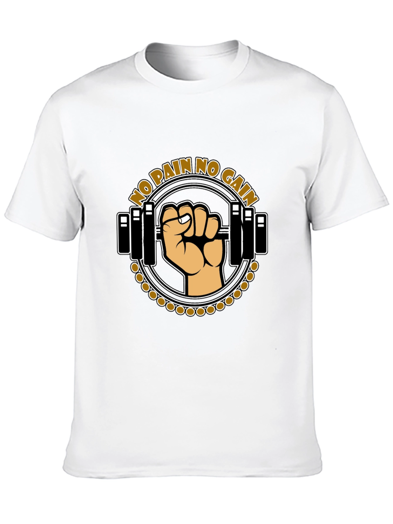 No Pain No Gain Workout T-Shirt - Black