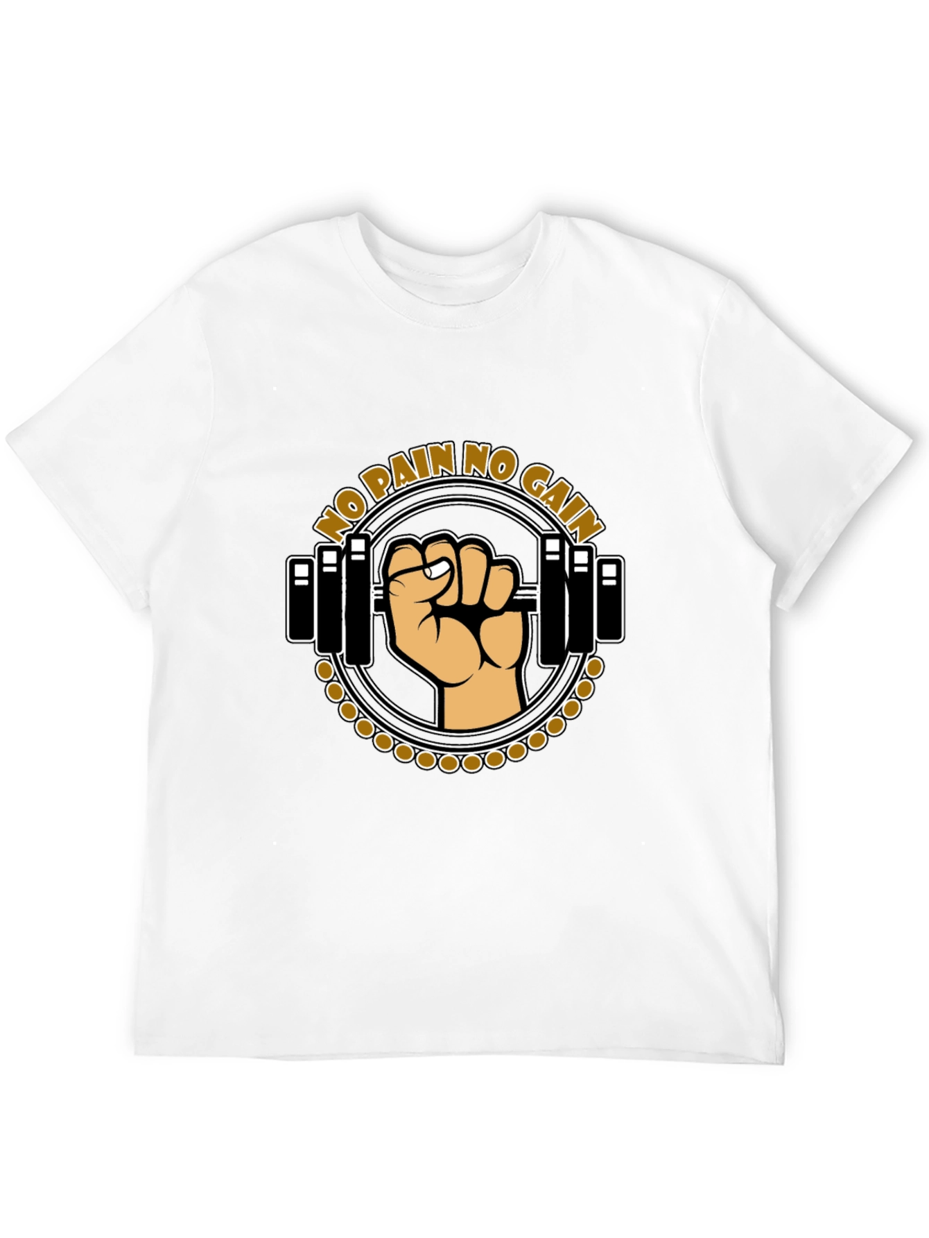 No Pain No Gain Workout T-Shirt - Black