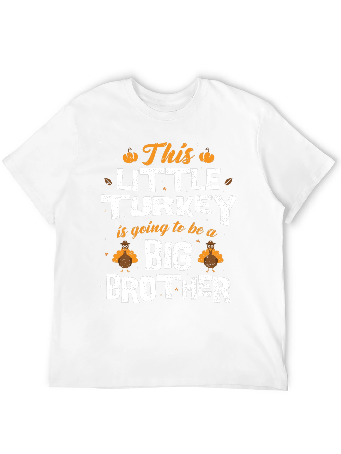 Little Turkey Big Brother Thanksgiving T-Shirt