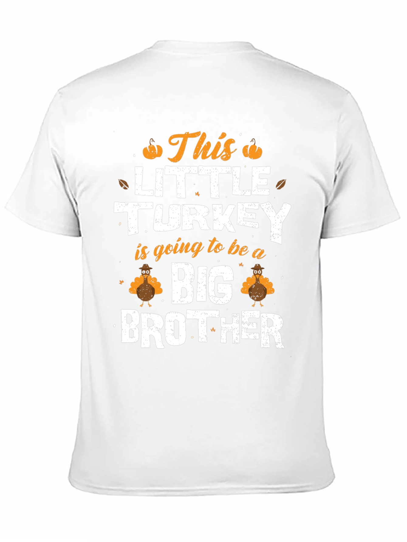 Little Turkey Big Brother Thanksgiving T-Shirt