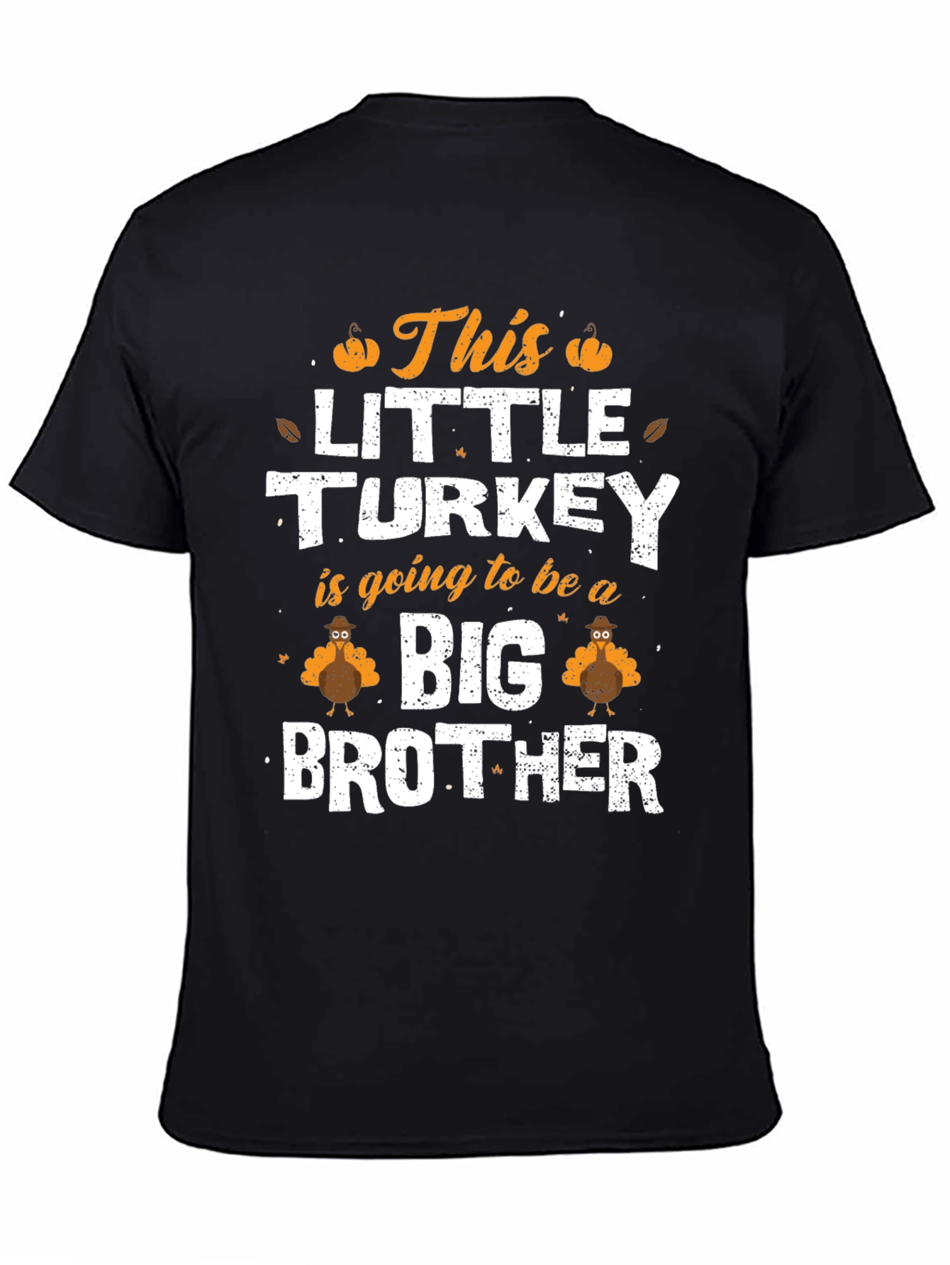 Little Turkey Big Brother Thanksgiving T-Shirt