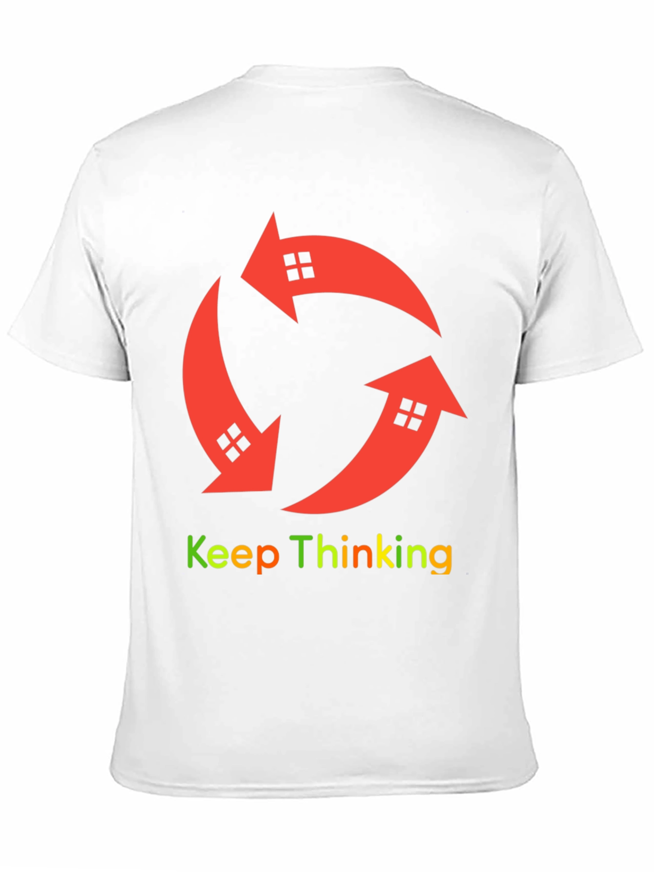Keep Thinking Arrow House Graphic T-Shirt