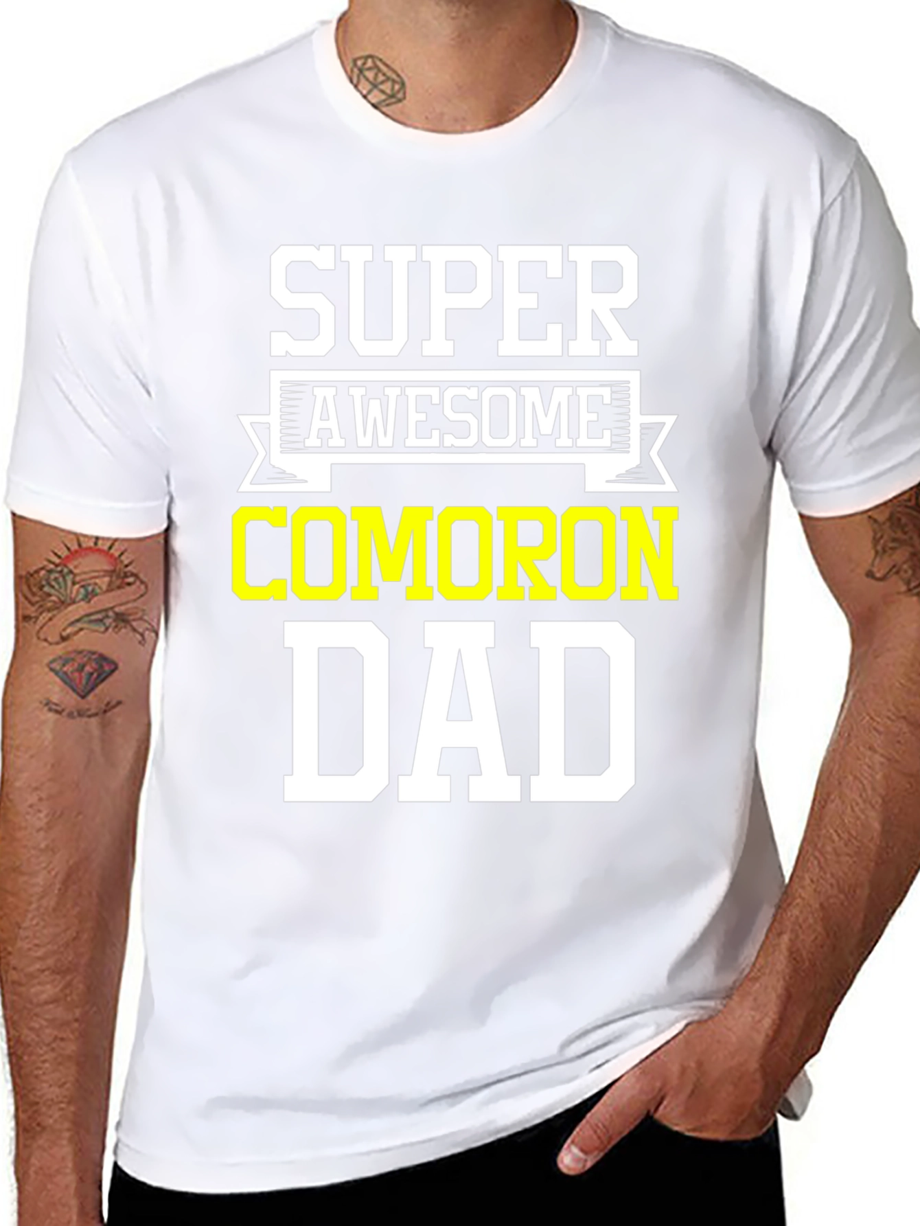 Super Awesome COMORON Dad T-Shirt