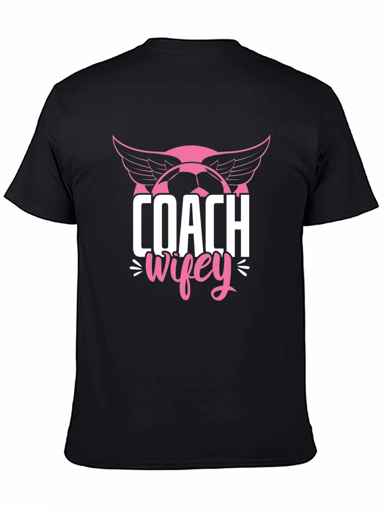 Coach Wifey Soccer T-Shirt - Novelty Graphic Tee