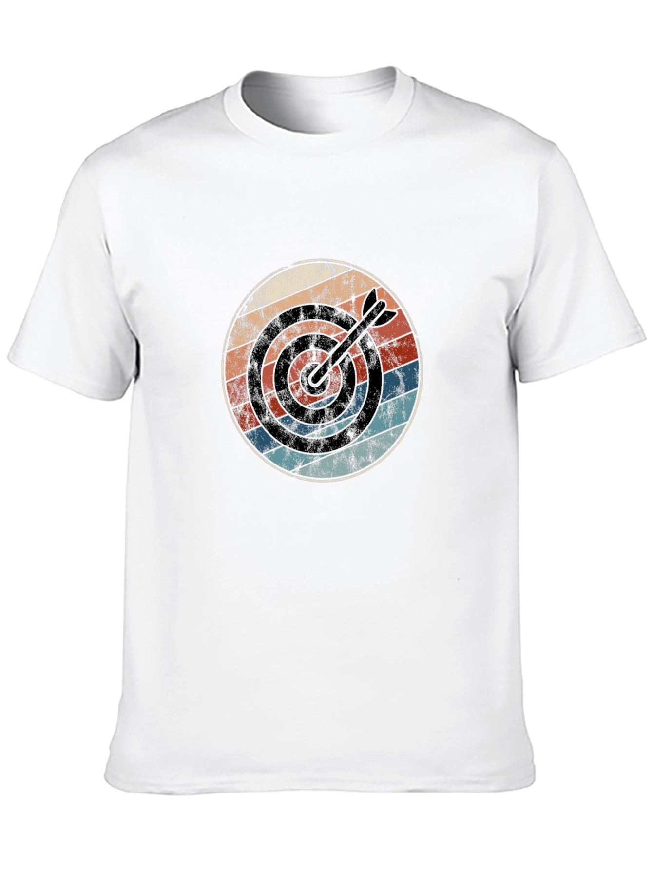 Retro Dartboard Graphic T-Shirt