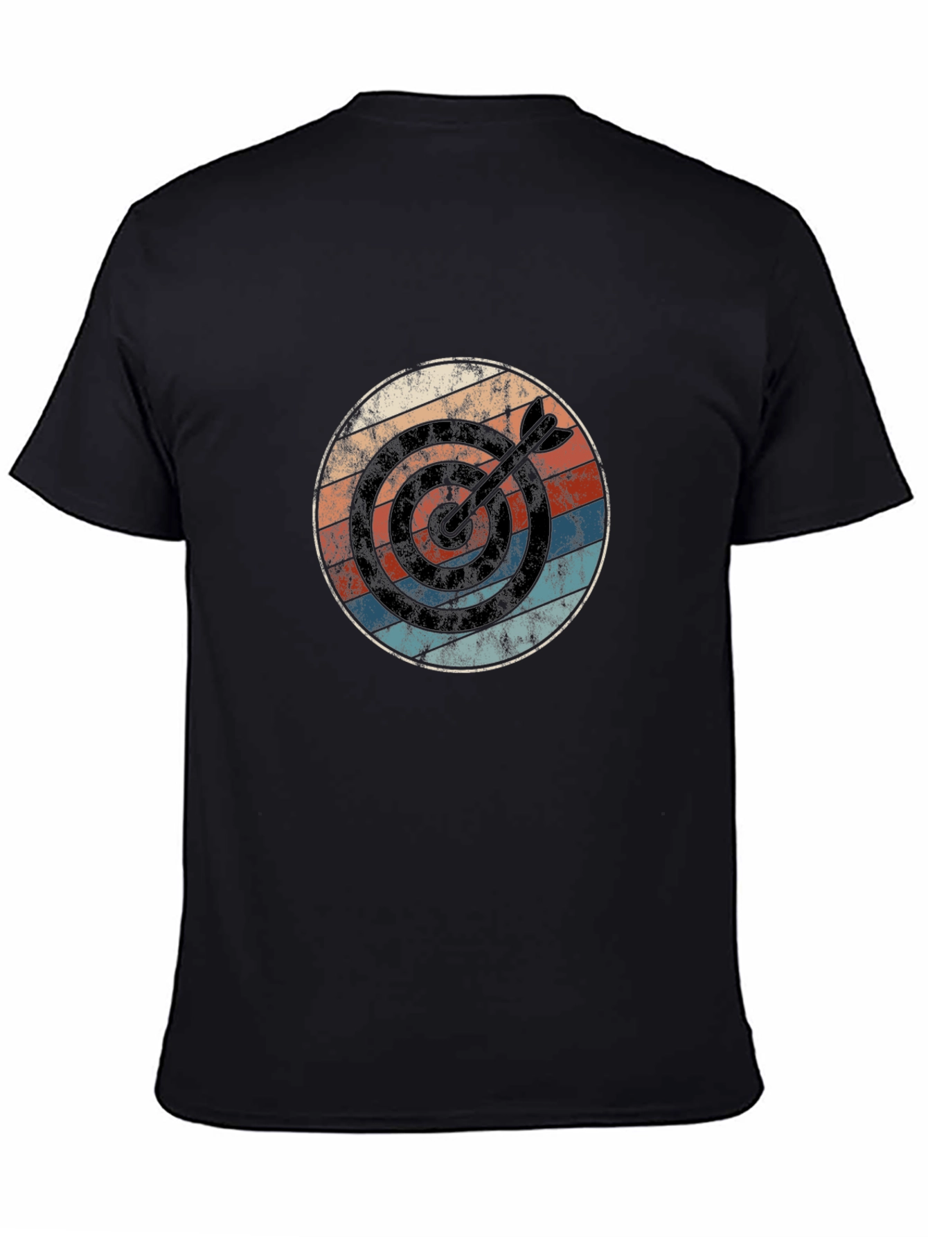 Retro Dartboard Graphic T-Shirt