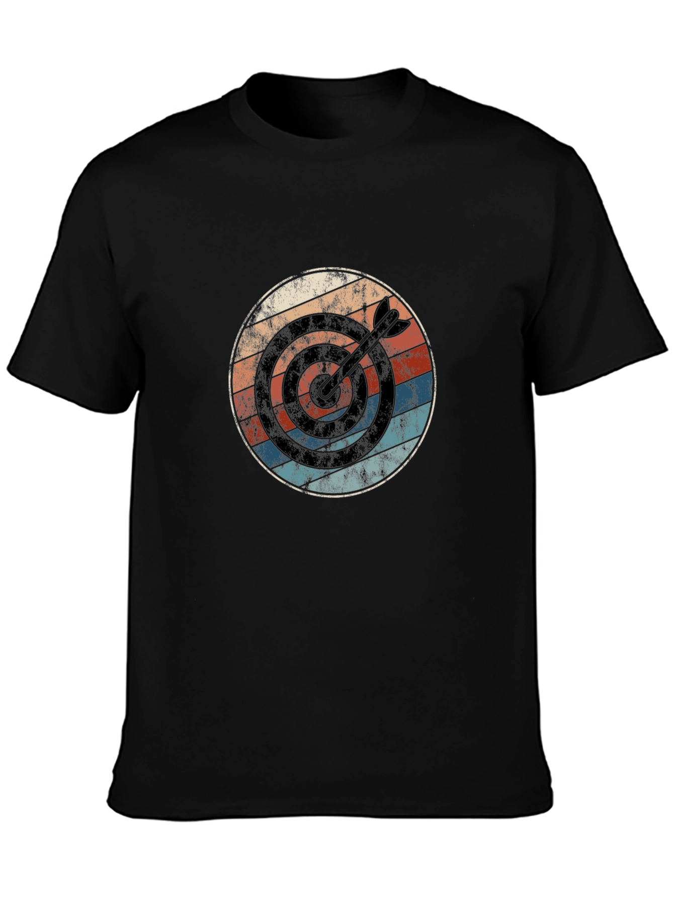 Retro Dartboard Graphic T-Shirt