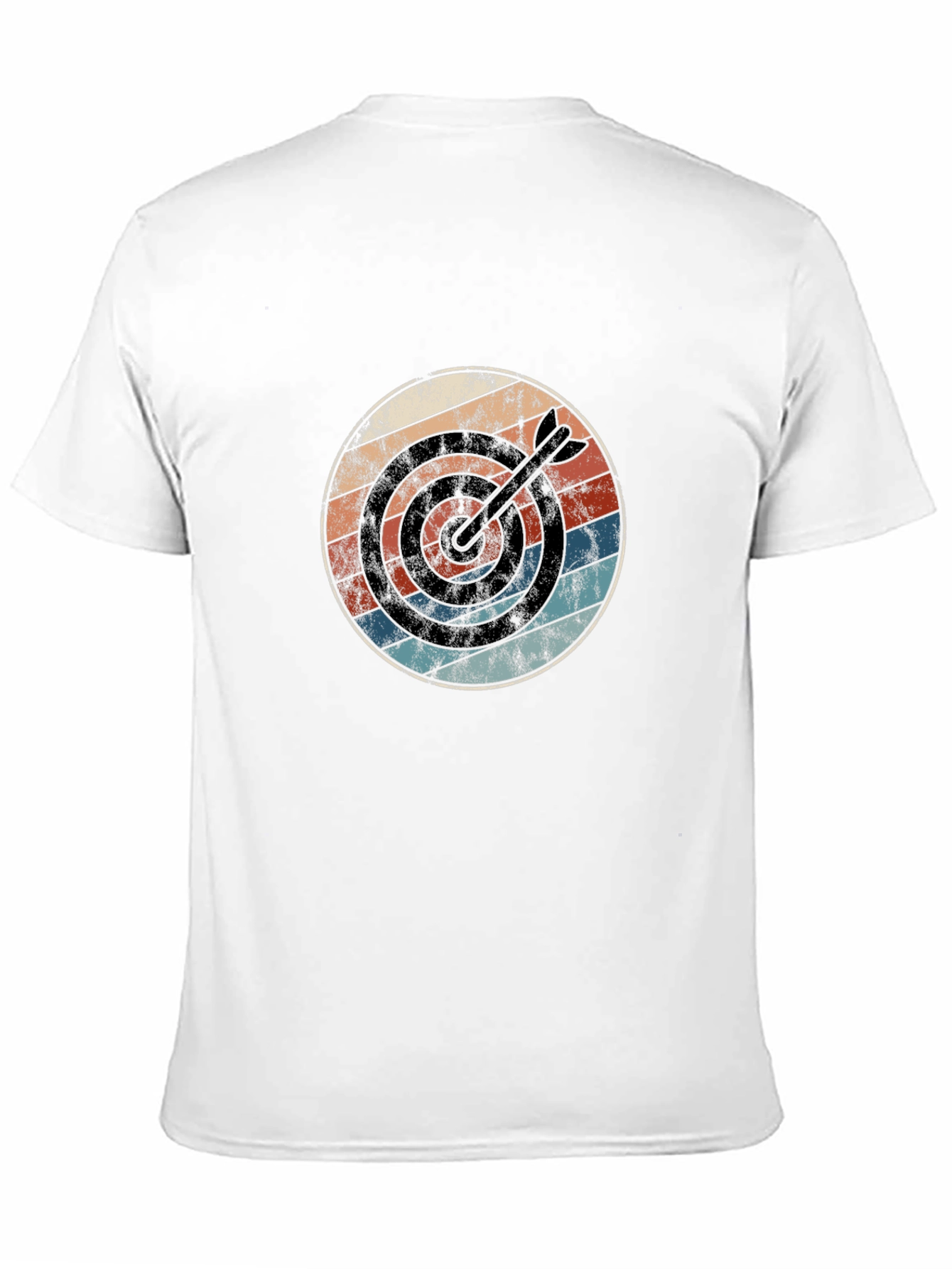 Retro Dartboard Graphic T-Shirt