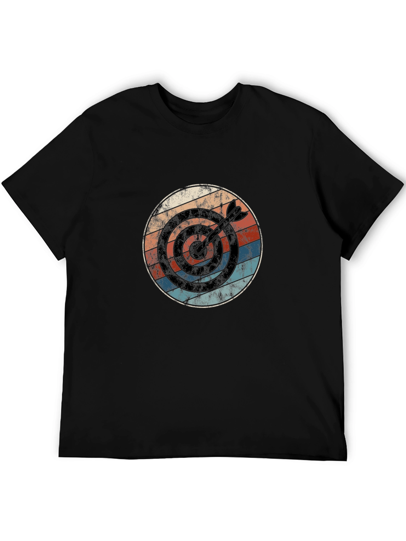Retro Dartboard Graphic T-Shirt