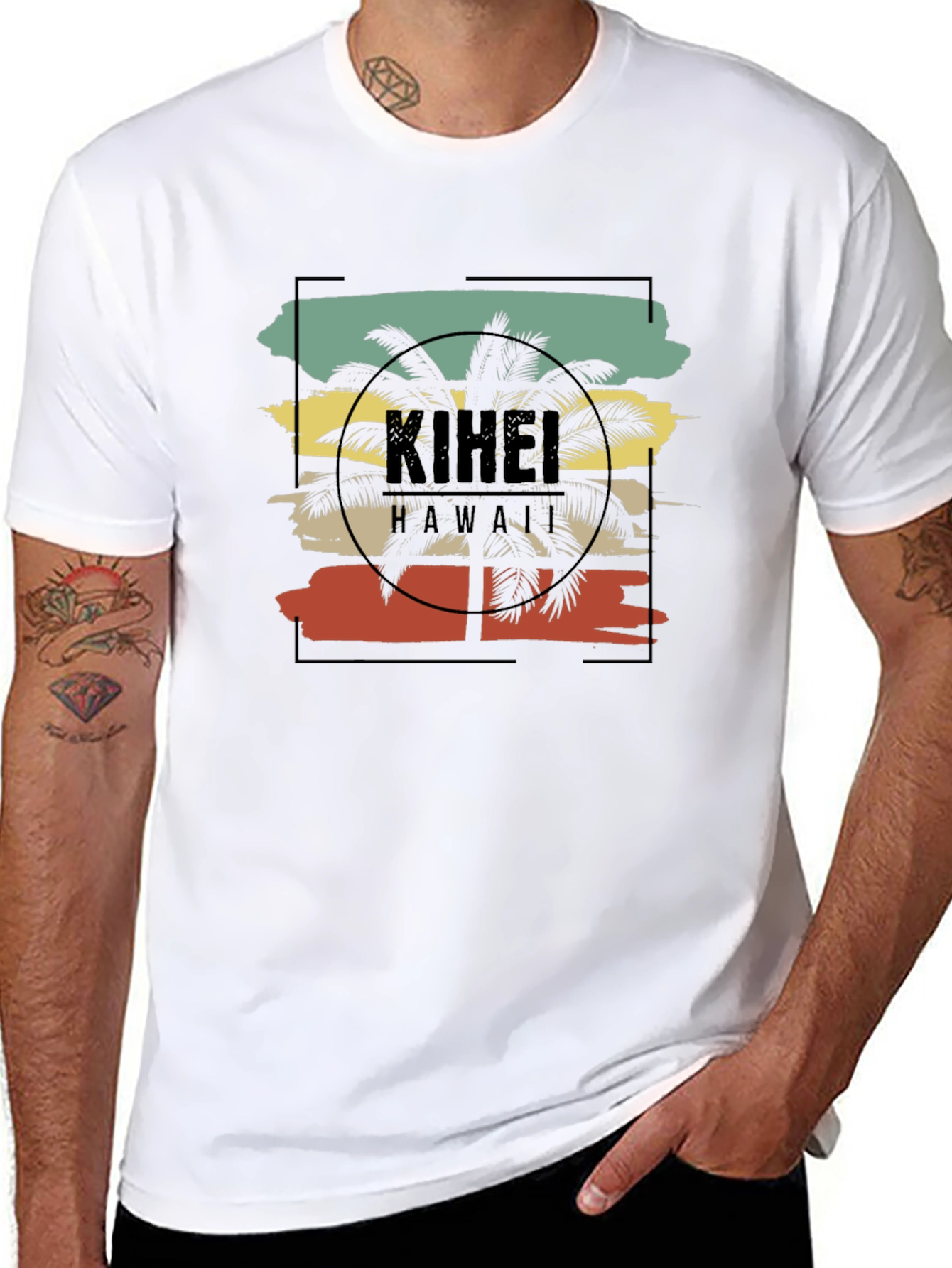 Kihei Hawaii Palm Tree T-Shirt