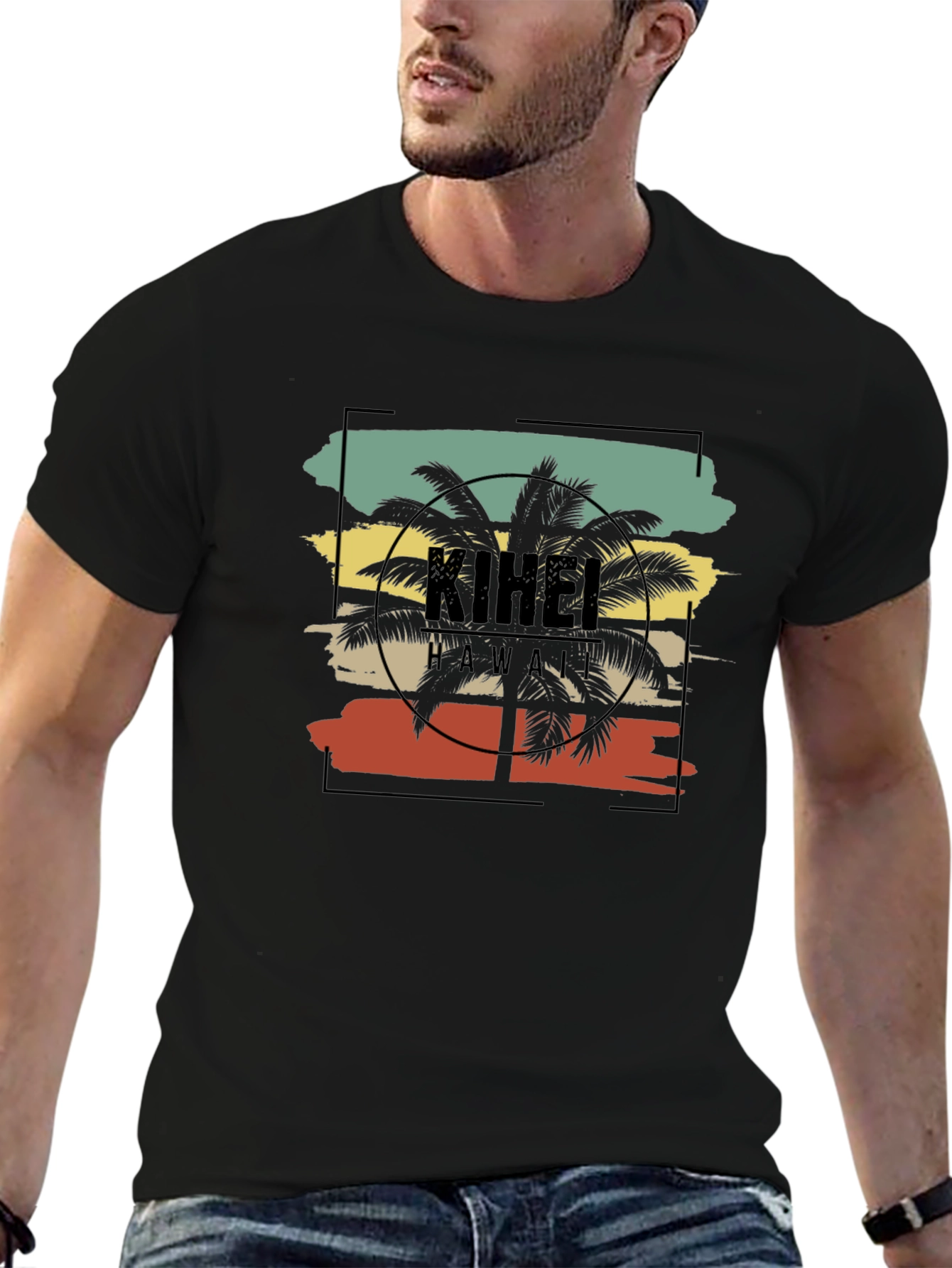 Kihei Hawaii Palm Tree T-Shirt