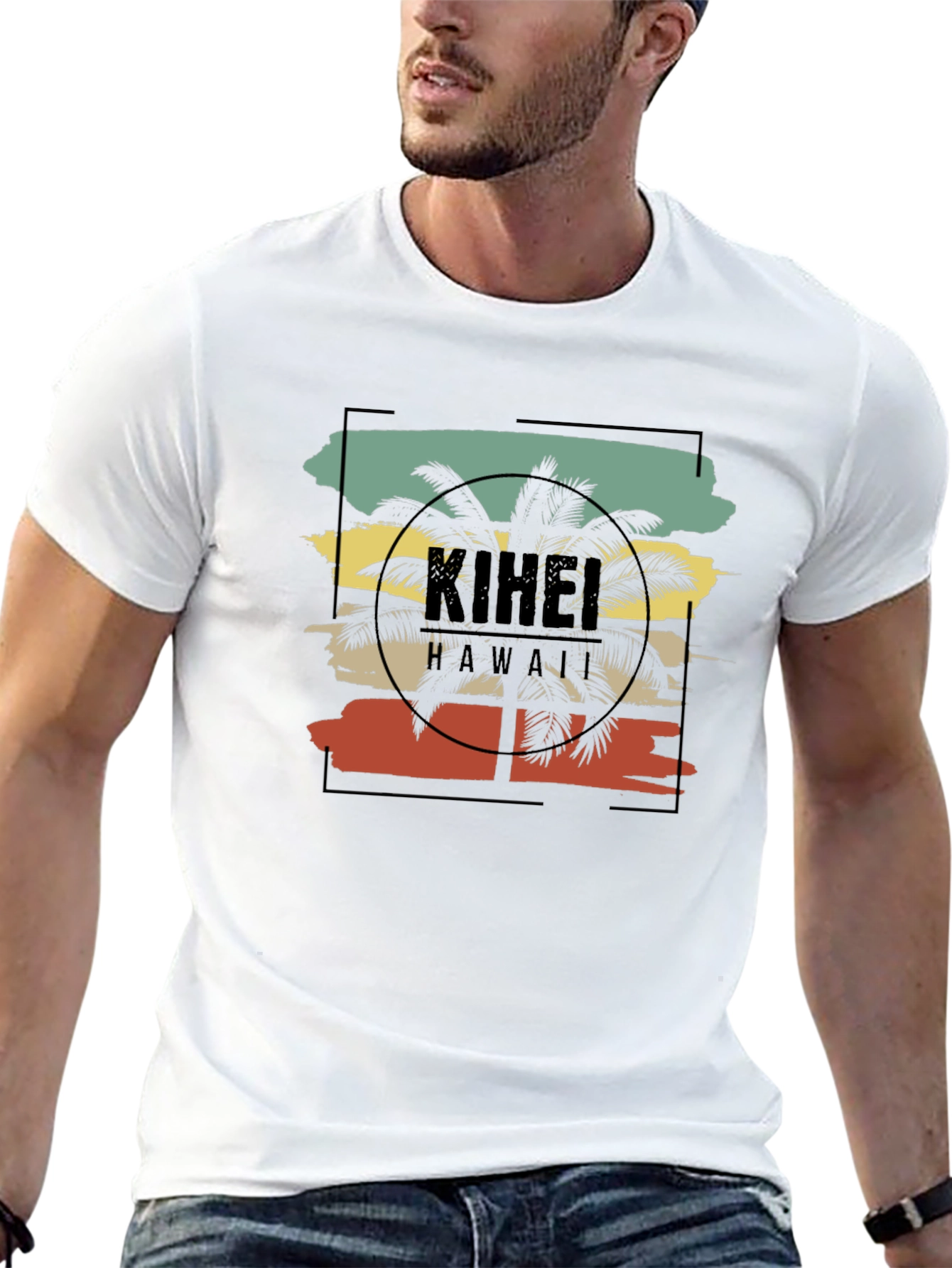 Kihei Hawaii Palm Tree T-Shirt