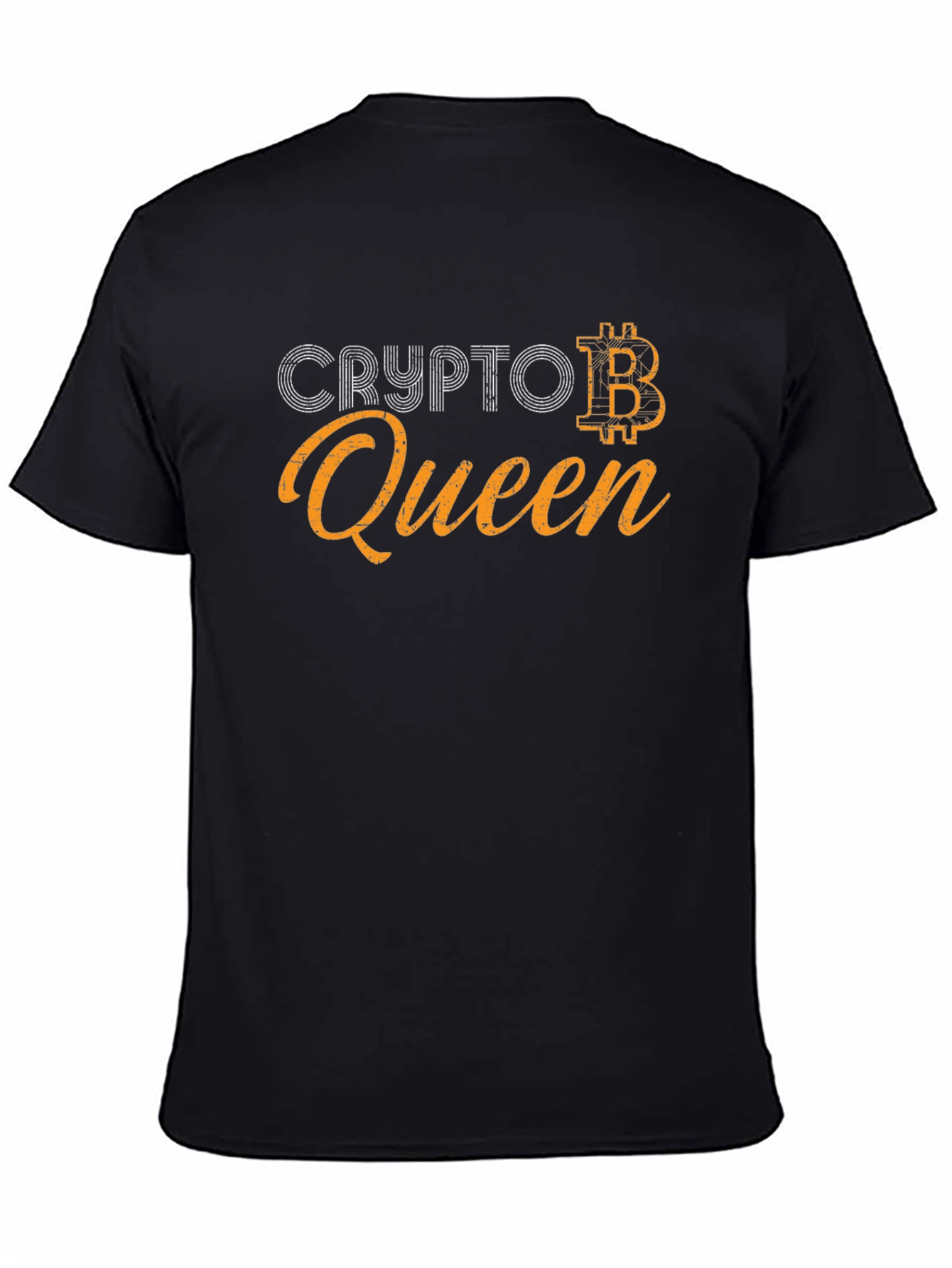 Crypto Queen Black Graphic Tee