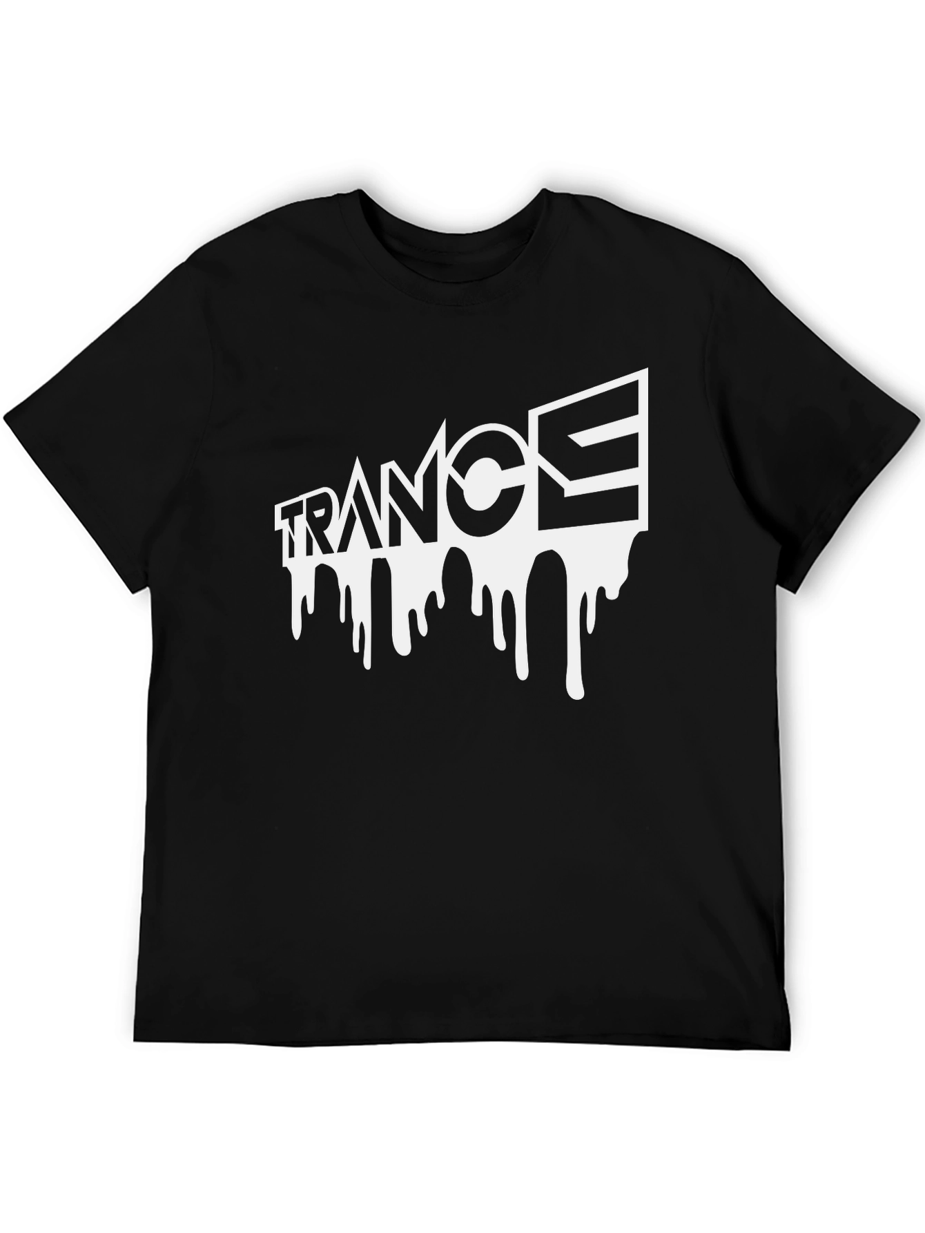 Trance Drip Black Tee