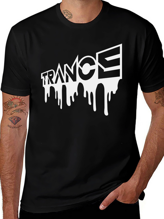 Trance Drip Black Tee