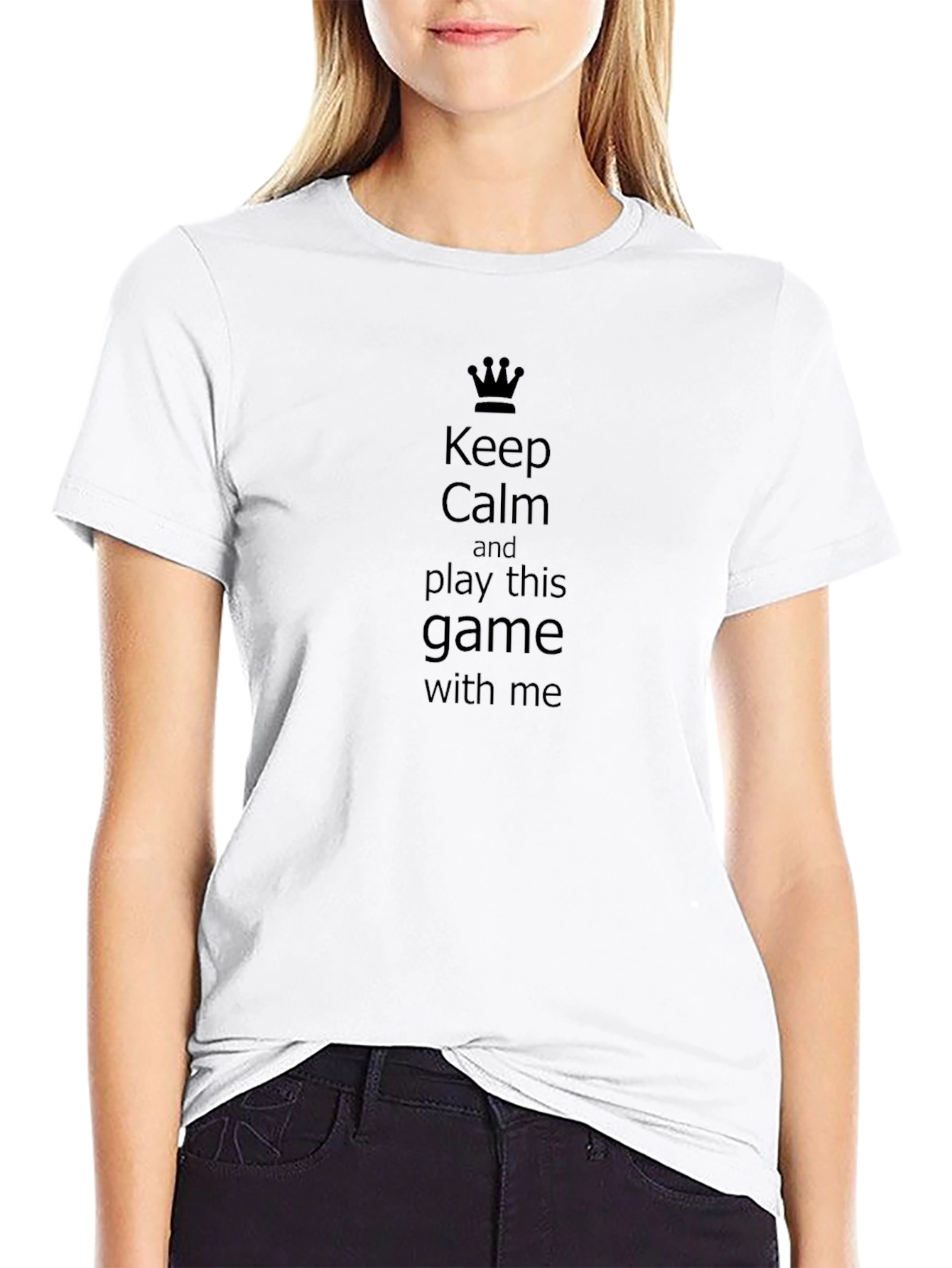 Keep Calm and Play This Game with Me T-Shirt