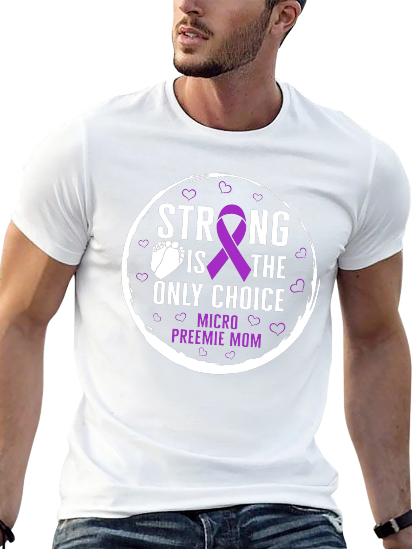 Strong Preemie Mom T-Shirt