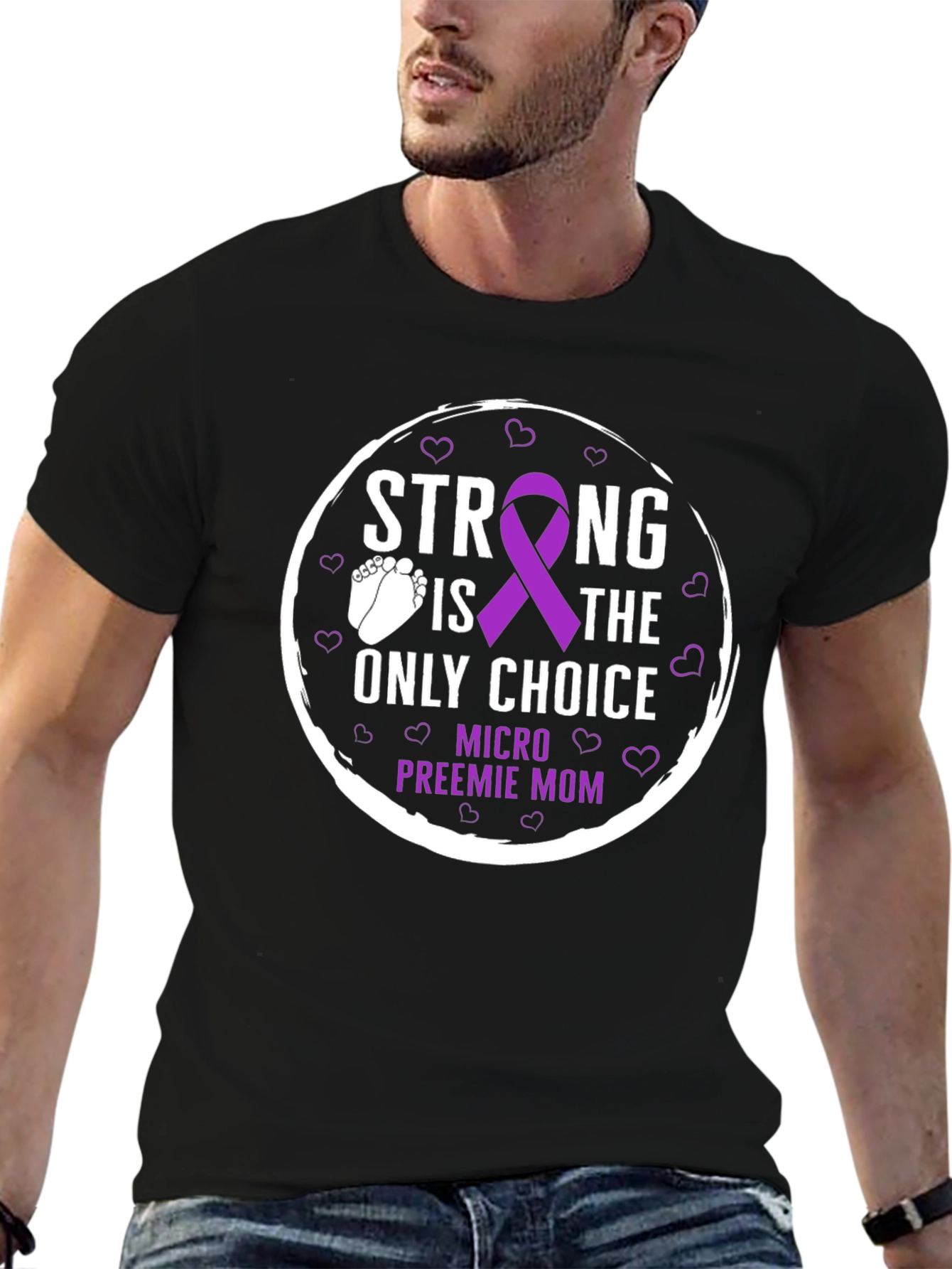 Strong Preemie Mom T-Shirt