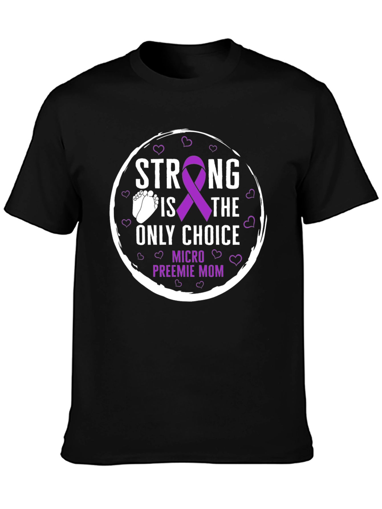 Strong Preemie Mom T-Shirt