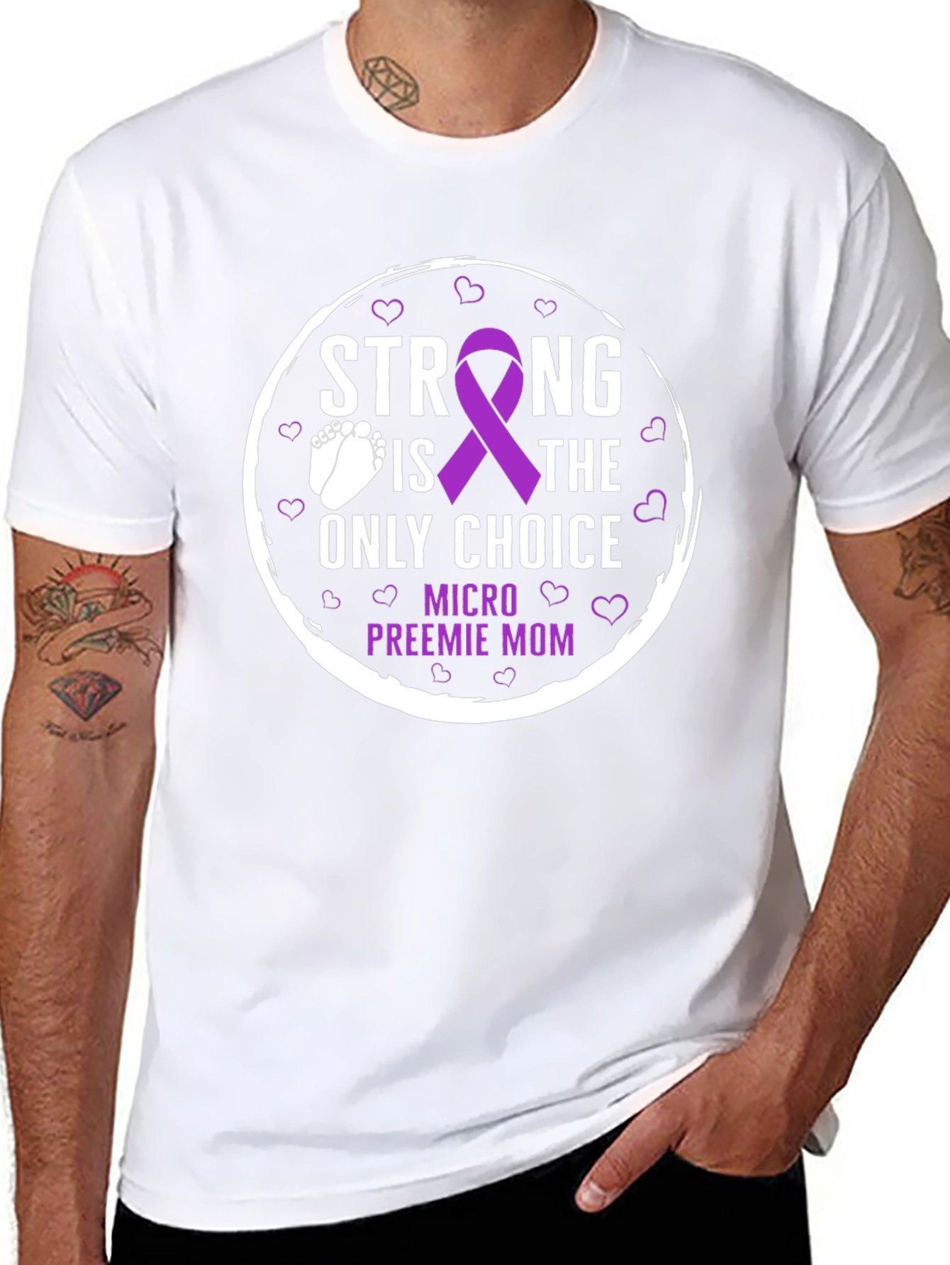 Strong Preemie Mom T-Shirt