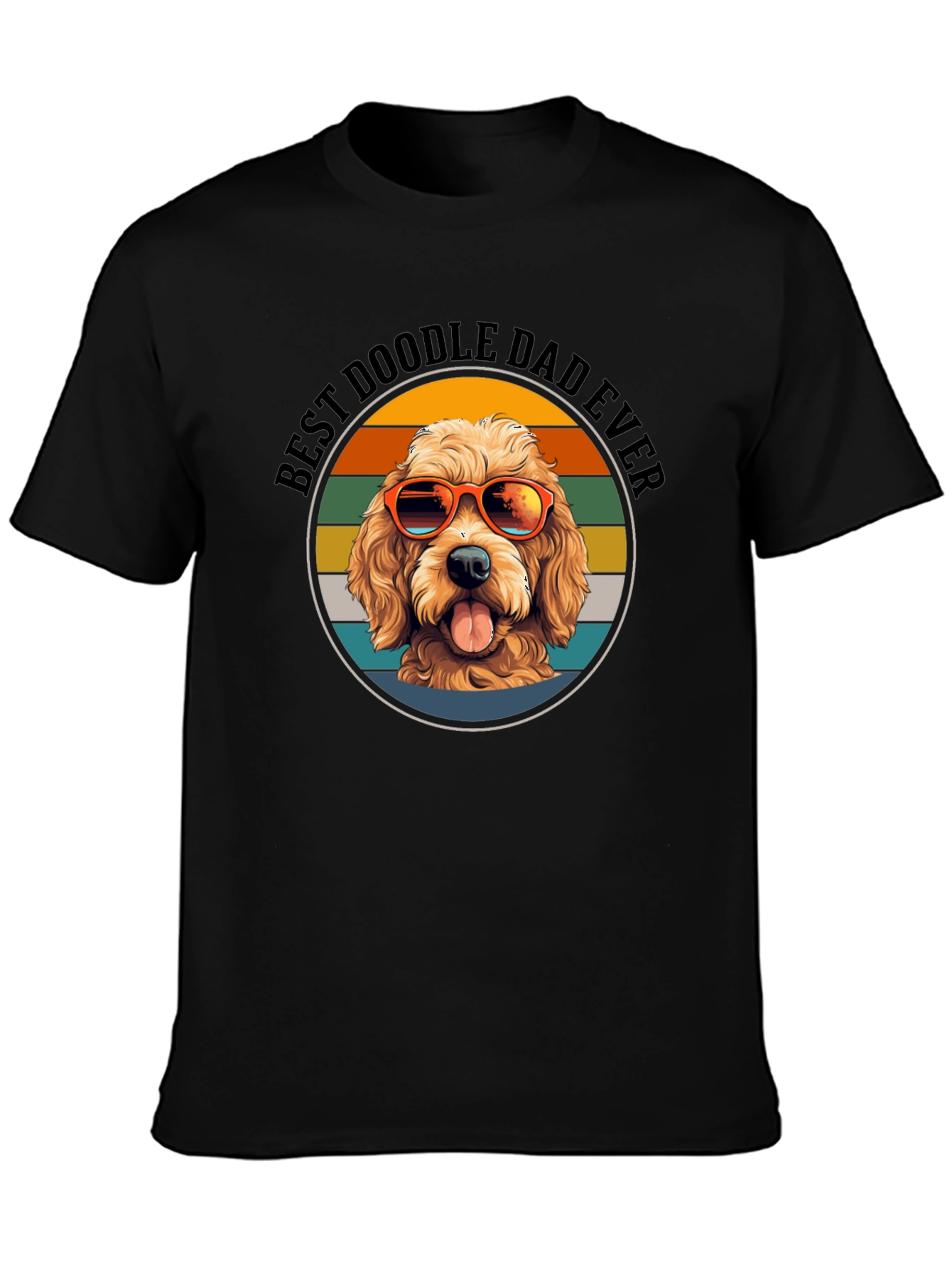 Best Doodle Dad Ever Graphic T-Shirt
