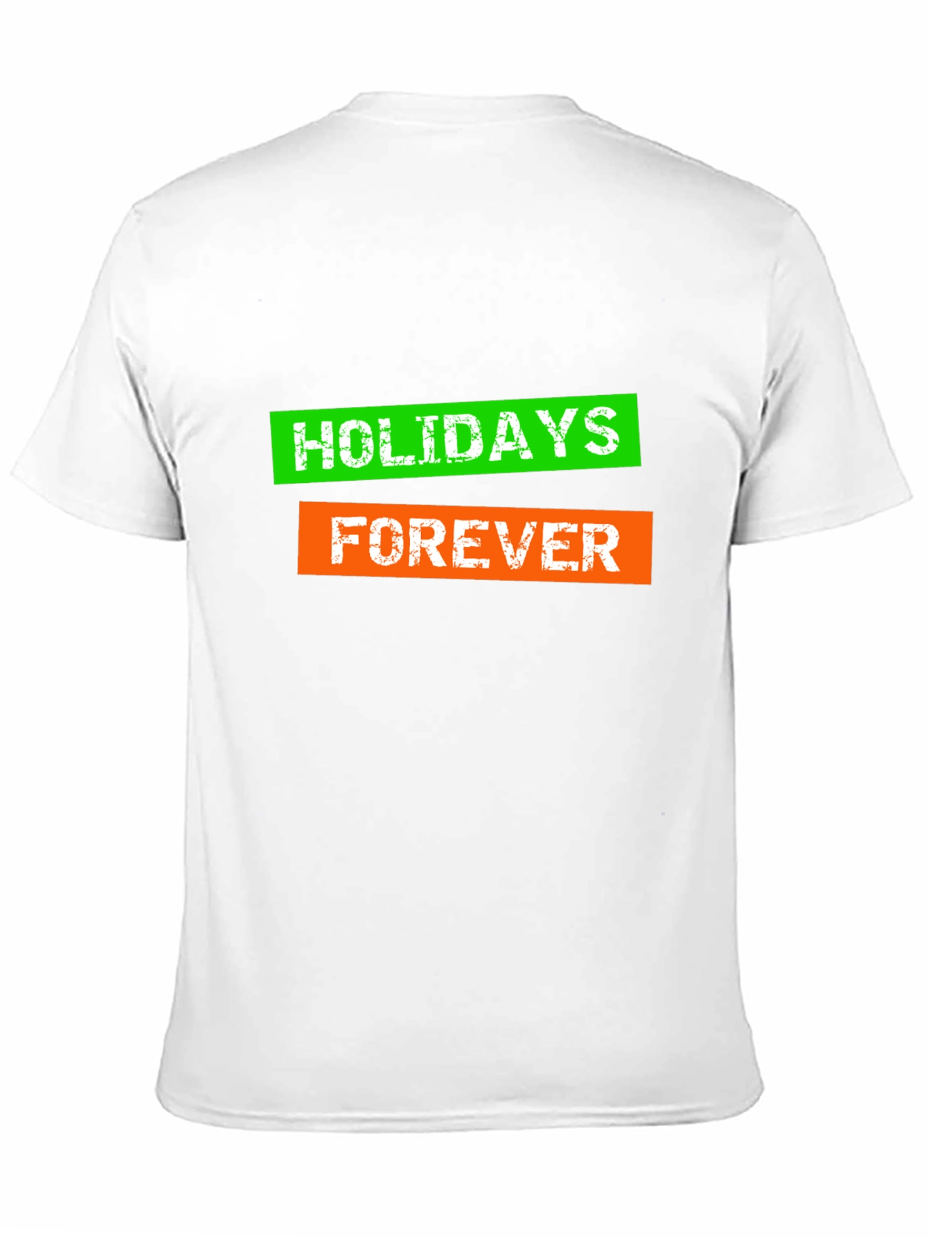 Holidays Forever Graphic Tee -  Mens Black T-Shirt