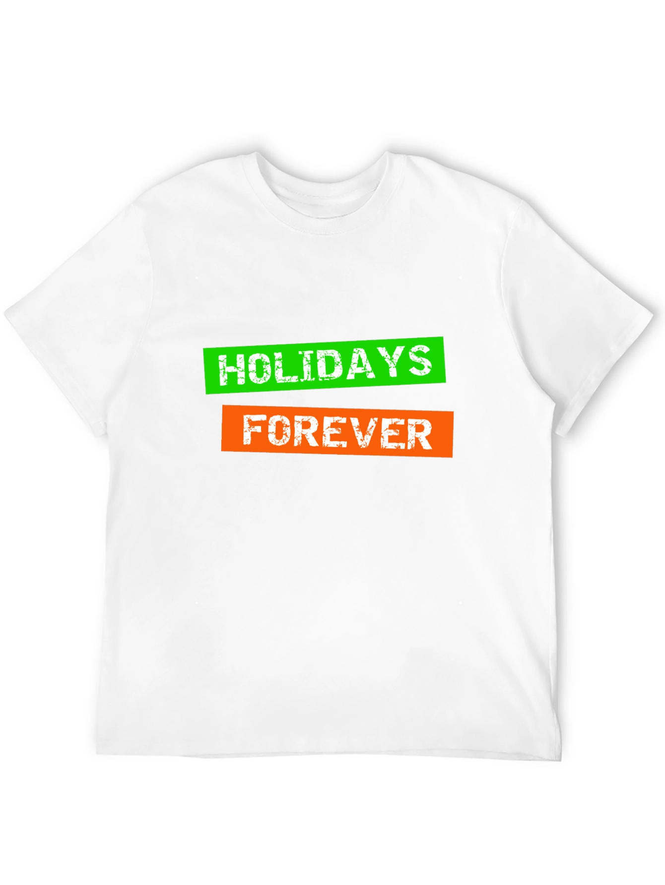 Holidays Forever Graphic Tee -  Mens Black T-Shirt
