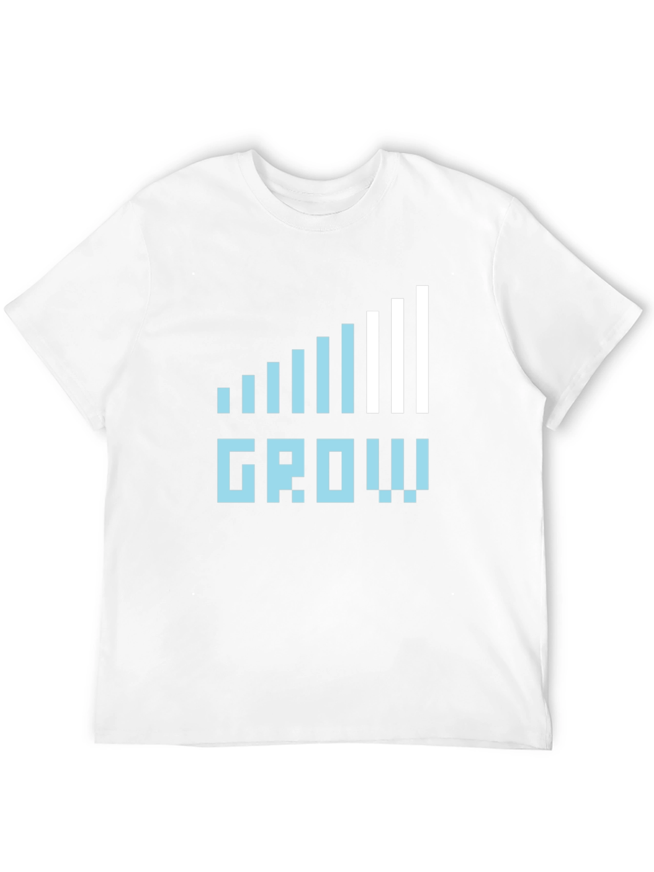 Grow Graphic Tee - Black Casual Cotton T-Shirt