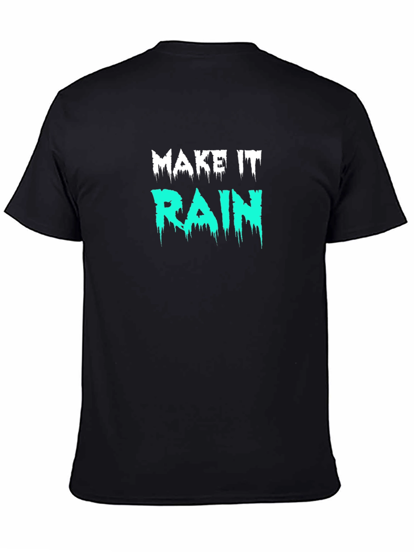 Make It Rain Graphic T-Shirt - Black