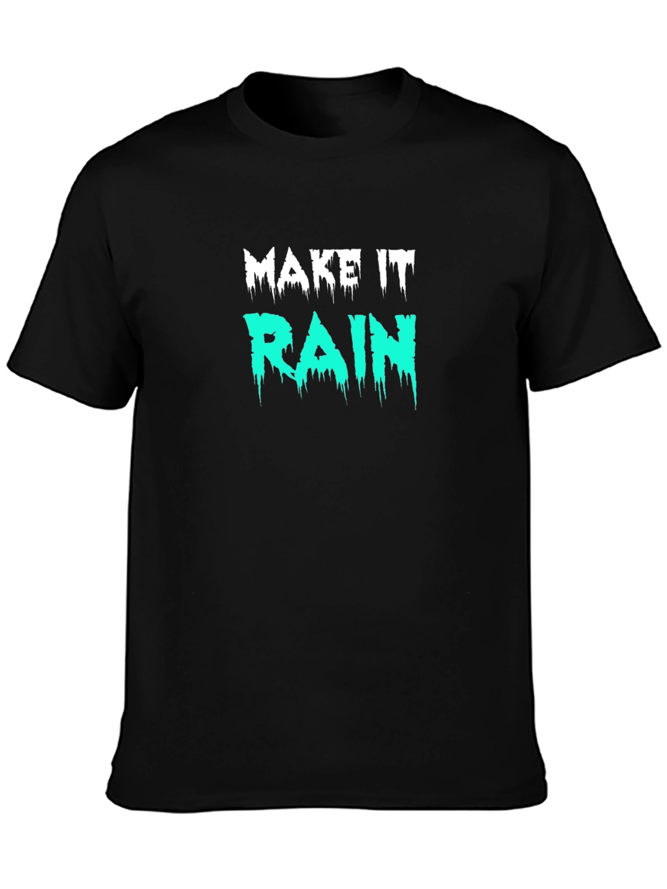 Make It Rain Graphic T-Shirt - Black