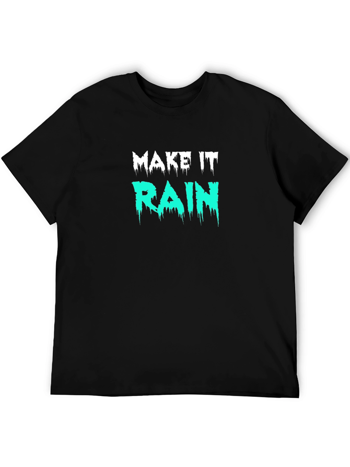 Make It Rain Graphic T-Shirt - Black